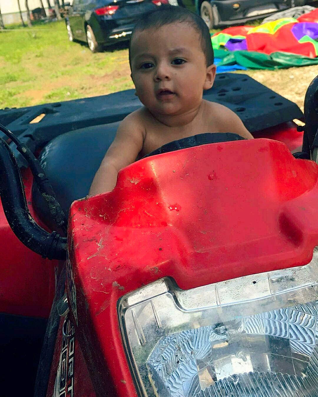 Edi Matthew joined the competition — help win amazing prizes! automotive_window_part, car, child, cool, day, fun, motor_vehicle, person, product, red, smile, toddler, vehicle, windshield