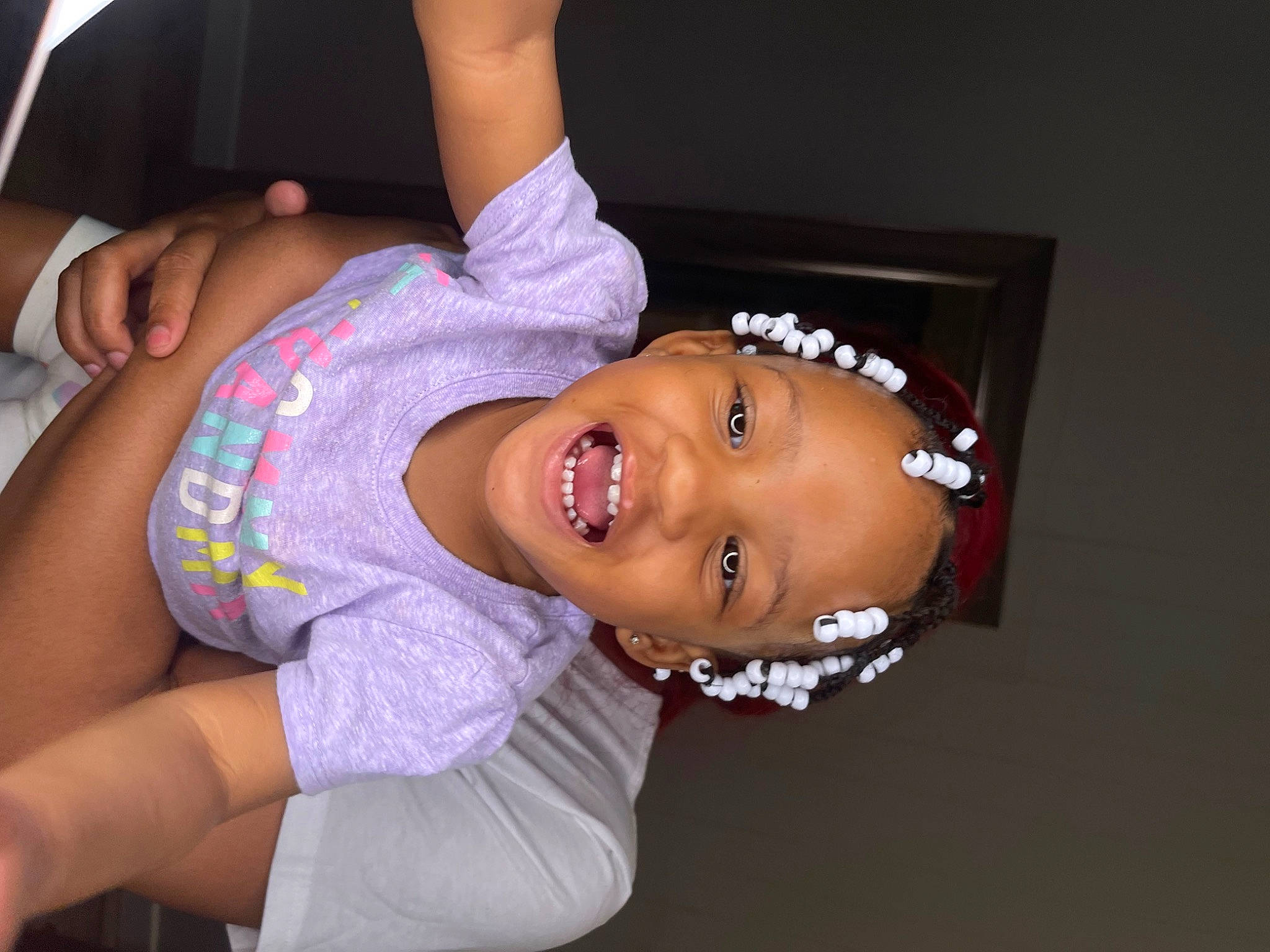 Amoura joined the competition — help win amazing prizes! arm, baby_toddler_clothing, cheek, elbow, facial_expression, finger, flash_photography, gesture, hair, hand, happy, joint, lip, mammal, mouth, neck, nose, person, shoulder, skin