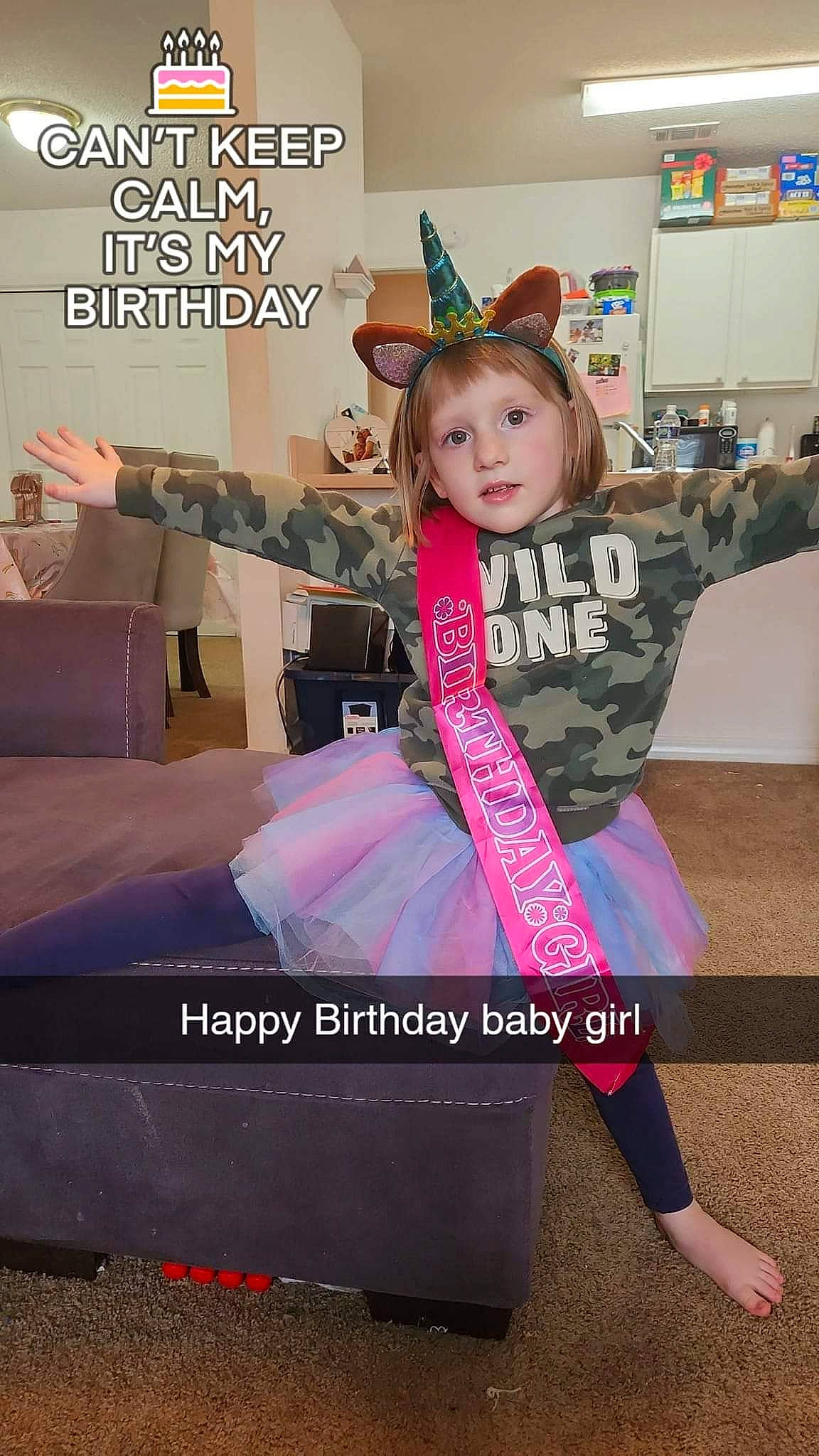 Rose joined the competition — help win amazing prizes! advertising, brand, costume, couch, event, fashion_accessory, fashion_design, flooring, font, formal_wear, fur, happy, leggings, magenta, pattern, person, photo_caption, poster, room, sitting