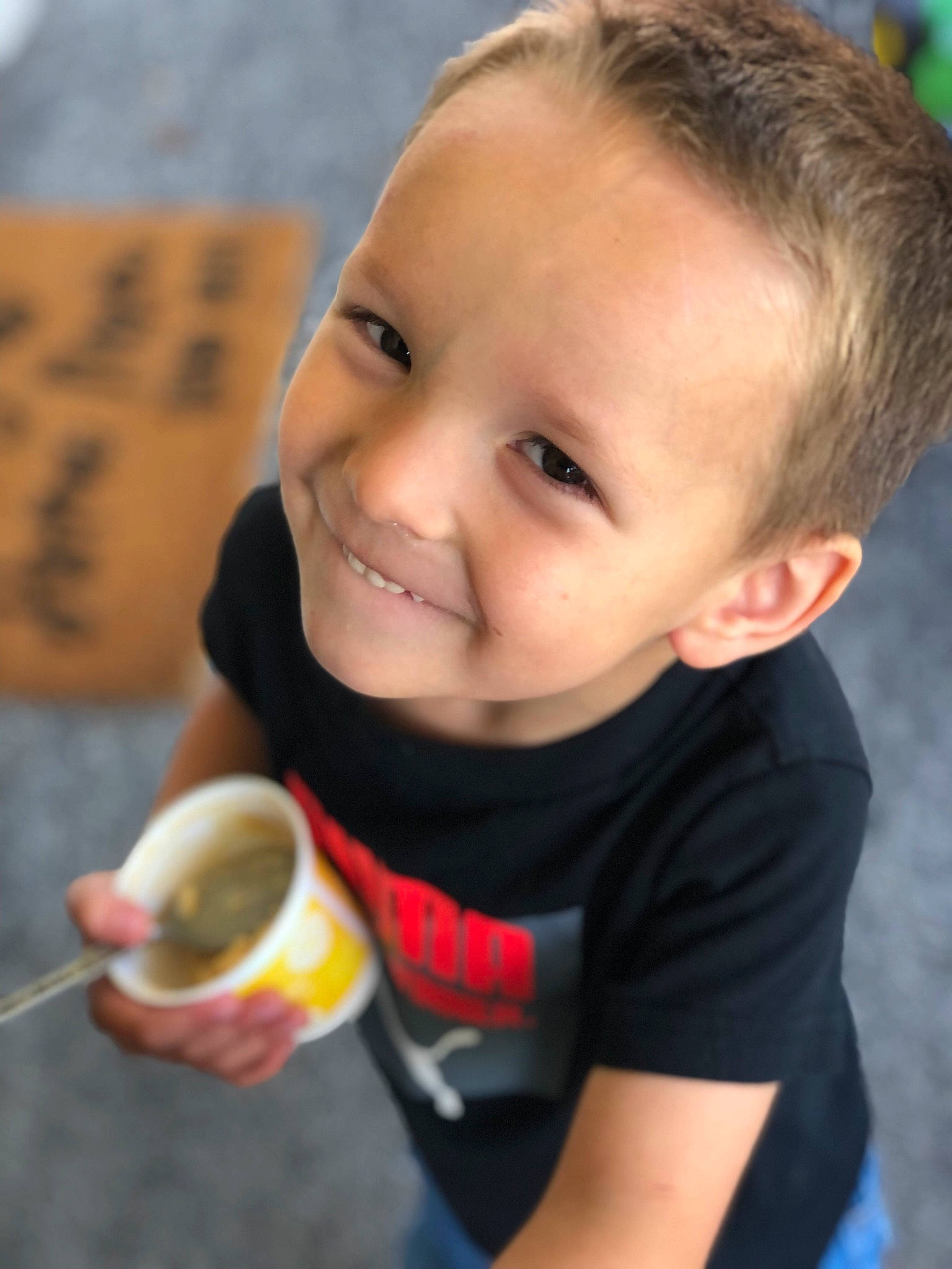 Kilynn joined the competition — help win amazing prizes! baby, cheek, child, comfort_food, eyelash, finger, fun, happy, joy, laugh, leisure, neck, nose, person, photograph, play, portrait_photography, sitting, skin, smile