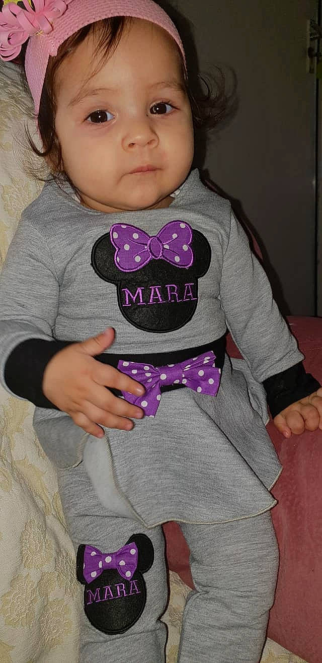 Mara joined the competition — help win amazing prizes! baby, baby_products, baby_toddler_clothing, cheek, child, neck, person, pink, product, purple, skin, toddler