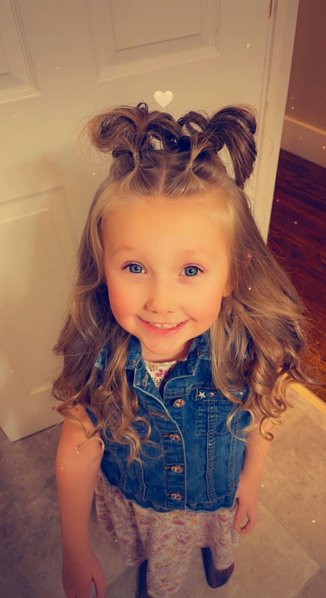 Kynzee is registered to the contest to win money with this photo: baby_toddler_clothing, cheek, clothing, dress, ear, eyebrow, eyelash, flash_photography, fun, hair, happy, head, headpiece, iris, joy, long_hair, person, skin, sleeve, smile