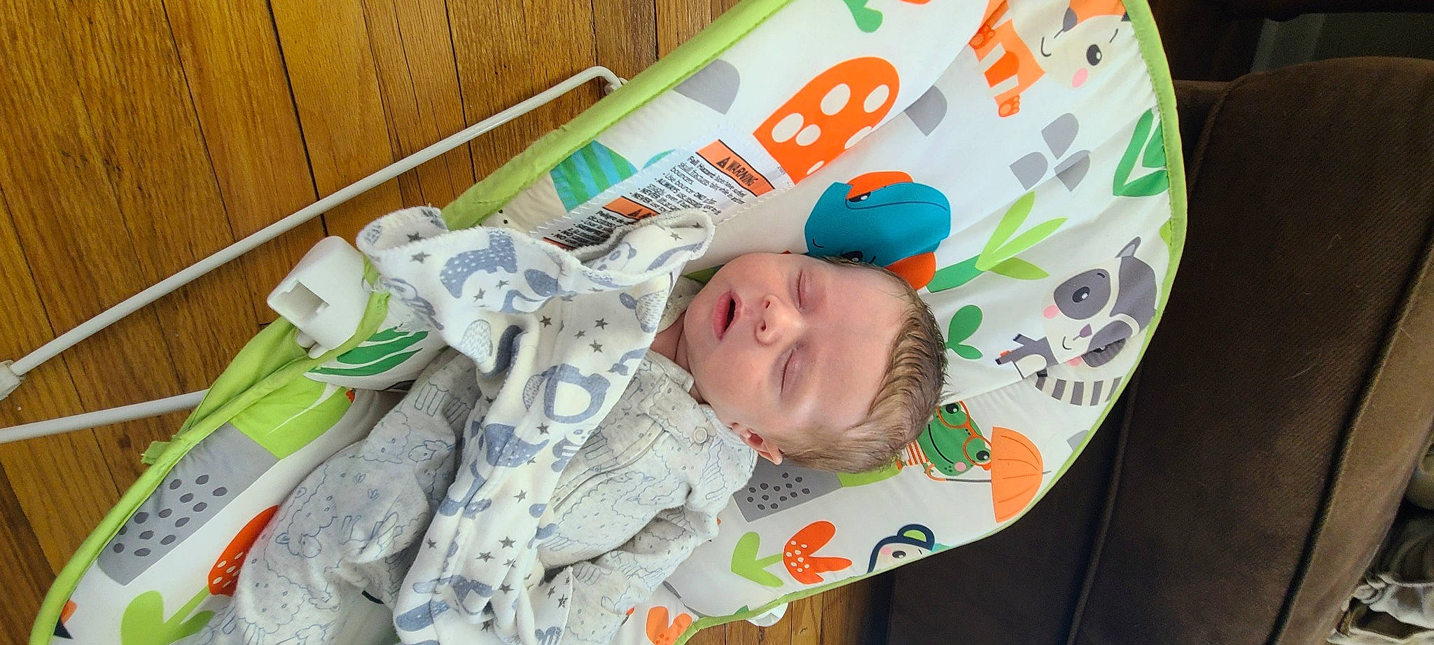 Chandler is registered to the contest to win money with this photo: baby, baby_products, baby_safety, baby_toddler_clothing, bedtime, child, comfort, linens, nap, pattern, person, sleep, t_shirt, toddler