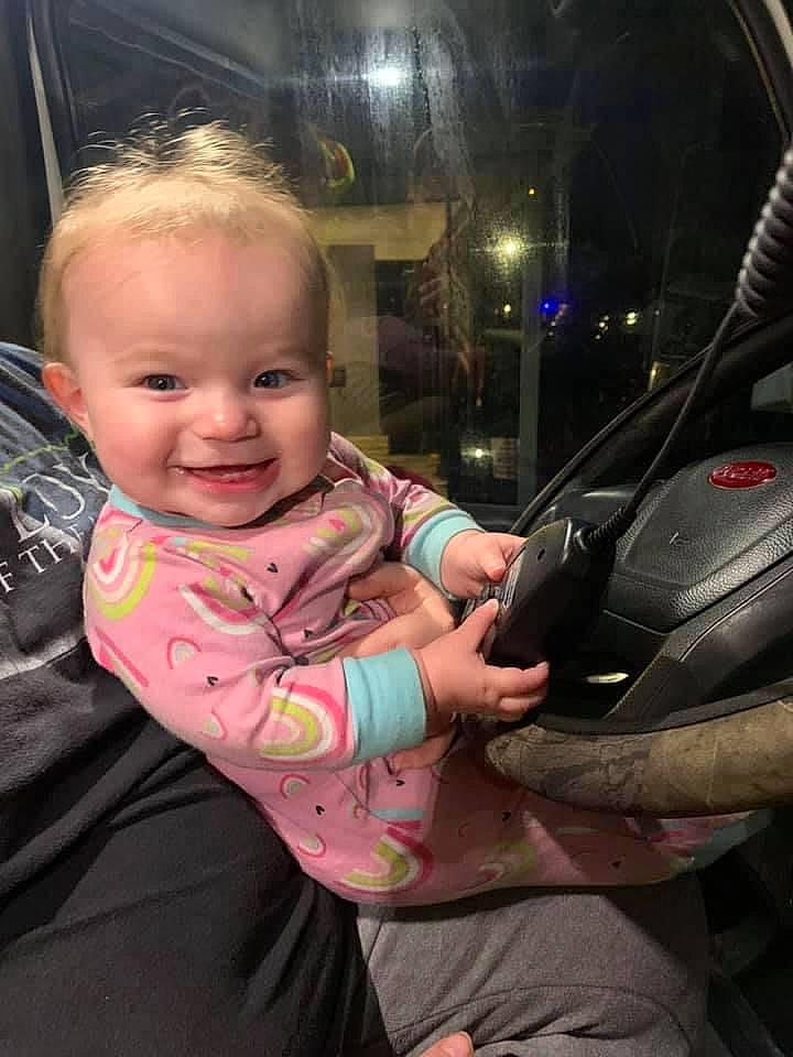 Guinevere joined the competition — help win amazing prizes! auto_part, automotive_design, automotive_exterior, automotive_lighting, bumper, child, cool, fun, gesture, glass, joy, luxury_vehicle, mode_of_transport, motor_vehicle, mouth, person, smile, thumb, toddler, vehicle_door