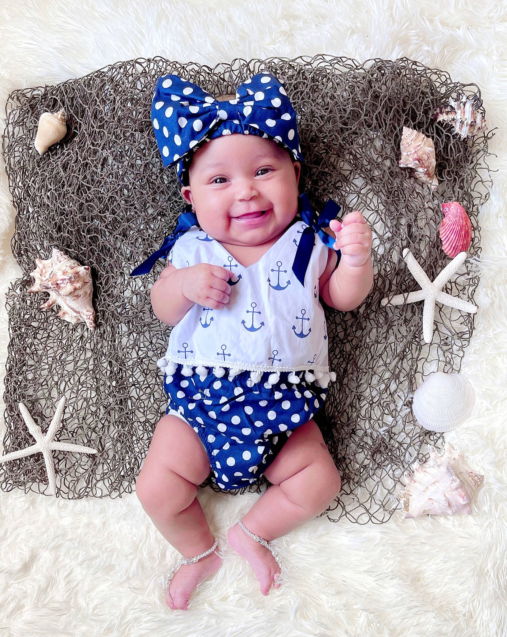 Ainara Sophia joined the competition — help win amazing prizes! azure, baby, baby_toddler_clothing, child, costume_hat, design, electric_blue, face, fashion_accessory, happy, headgear, headwear, joy, pattern, person, pink, product, purple, sleeve, smile