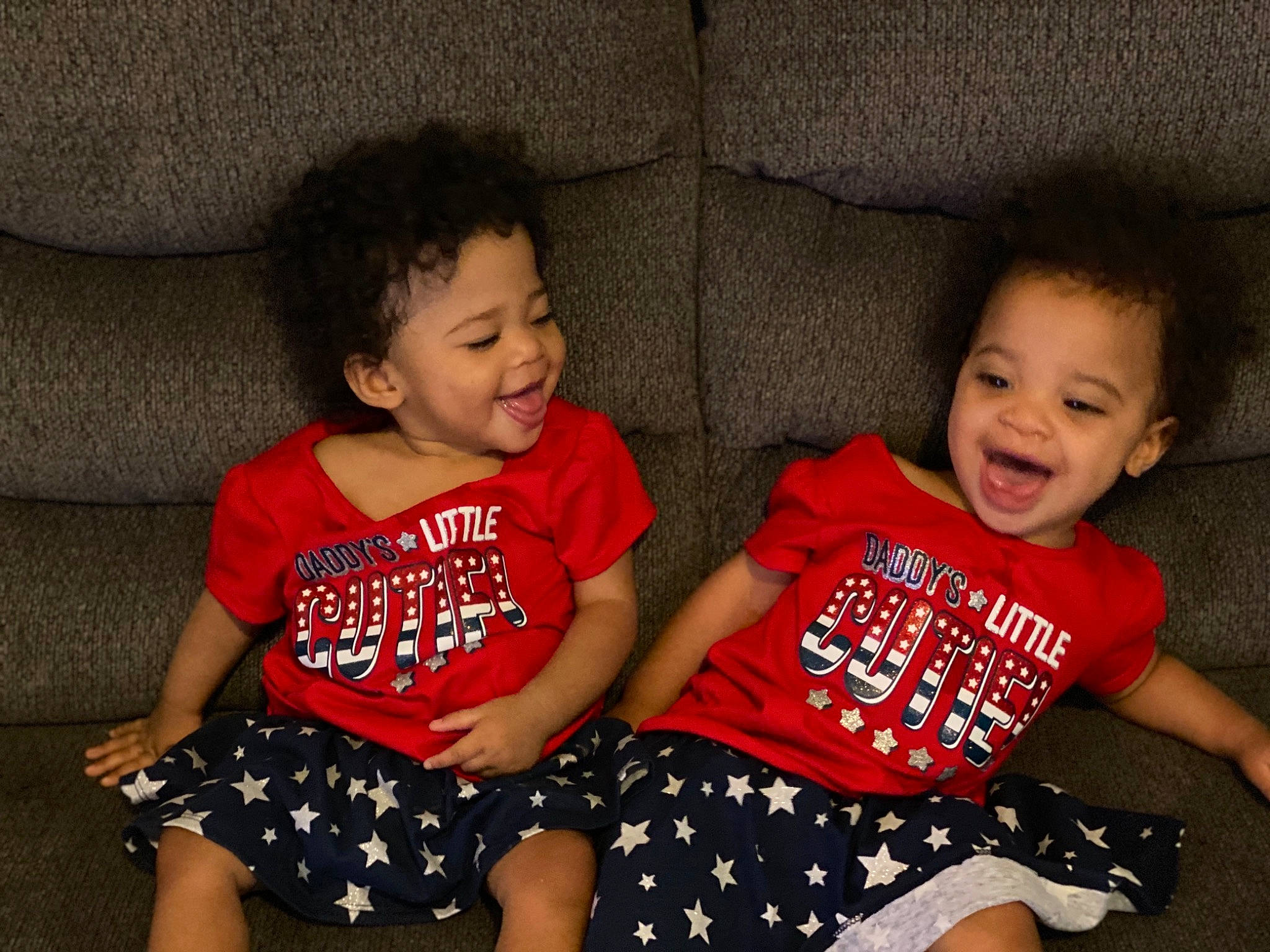 Mariyah is registered to the contest to win money with this photo: baby_toddler_clothing, child, family, fun, happy, lap, people, person, sibling, sitting, smile, t_shirt, toddler