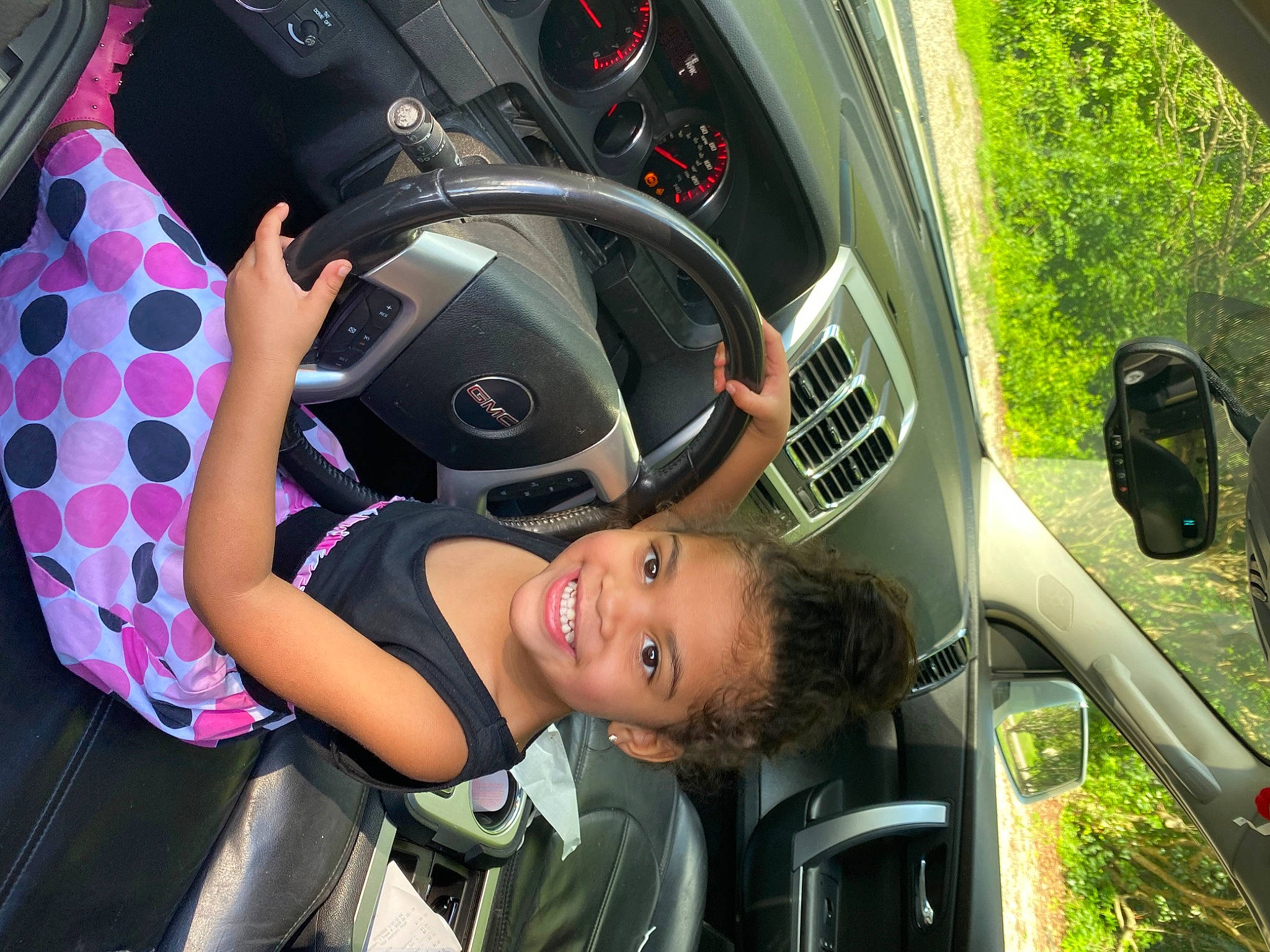 Mya joined the competition — help win amazing prizes! auto_part, car, car_seat, city_car, driving, family_car, joy, motor_vehicle, person, plant, steering_part, steering_wheel, vehicle, vehicle_door