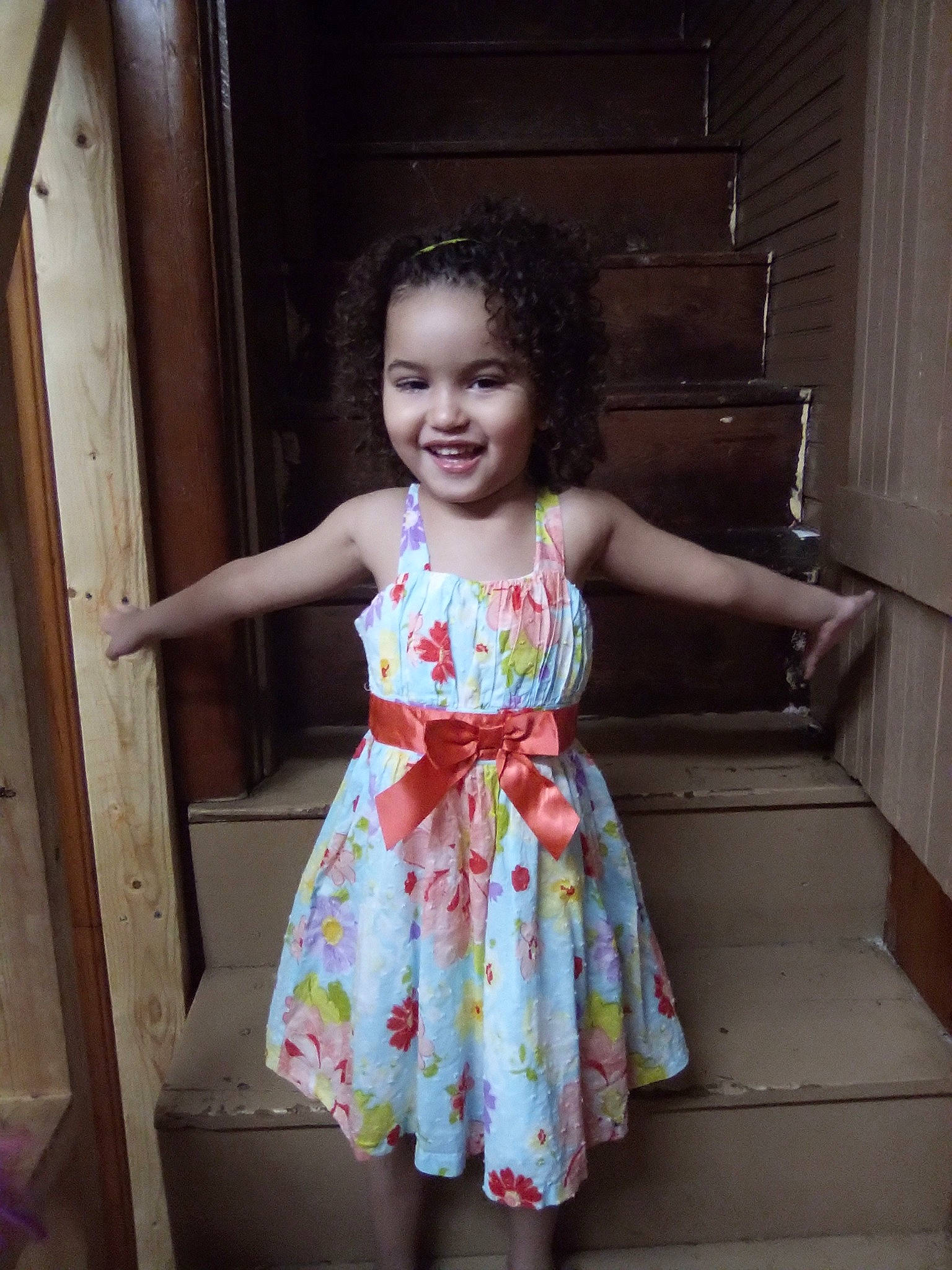 Aniah joined the competition — help win amazing prizes! baby_toddler_clothing, child, child_model, clothing, dress, joy, pattern, person, toddler