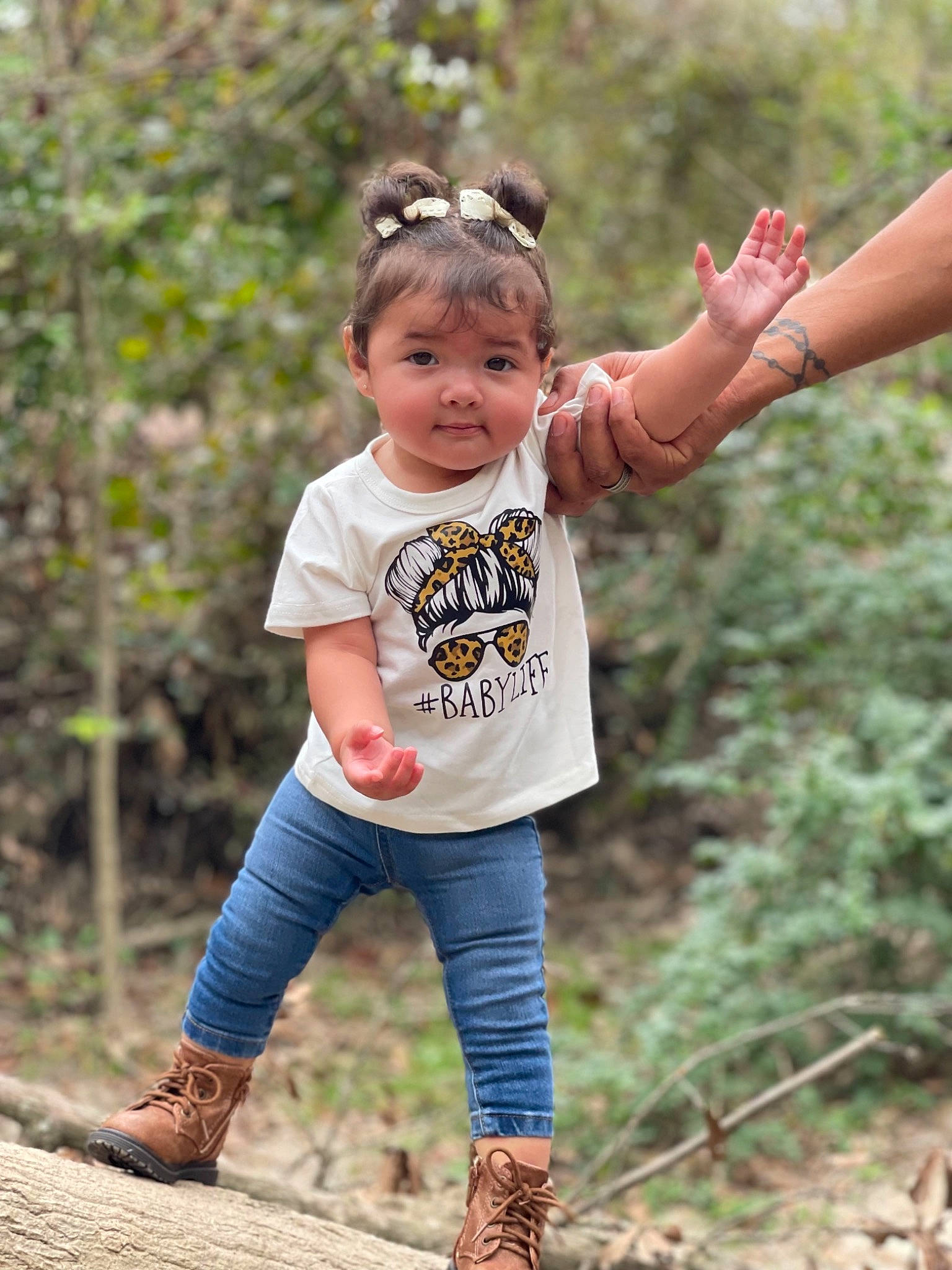 Scarlett joined the competition — help win amazing prizes! baby, baby_toddler_clothing, eye, face, footwear, fun, gesture, grass, hair, happy, head, leisure, lip, people_in_nature, person, plant, skin, sleeve, summer, toddler