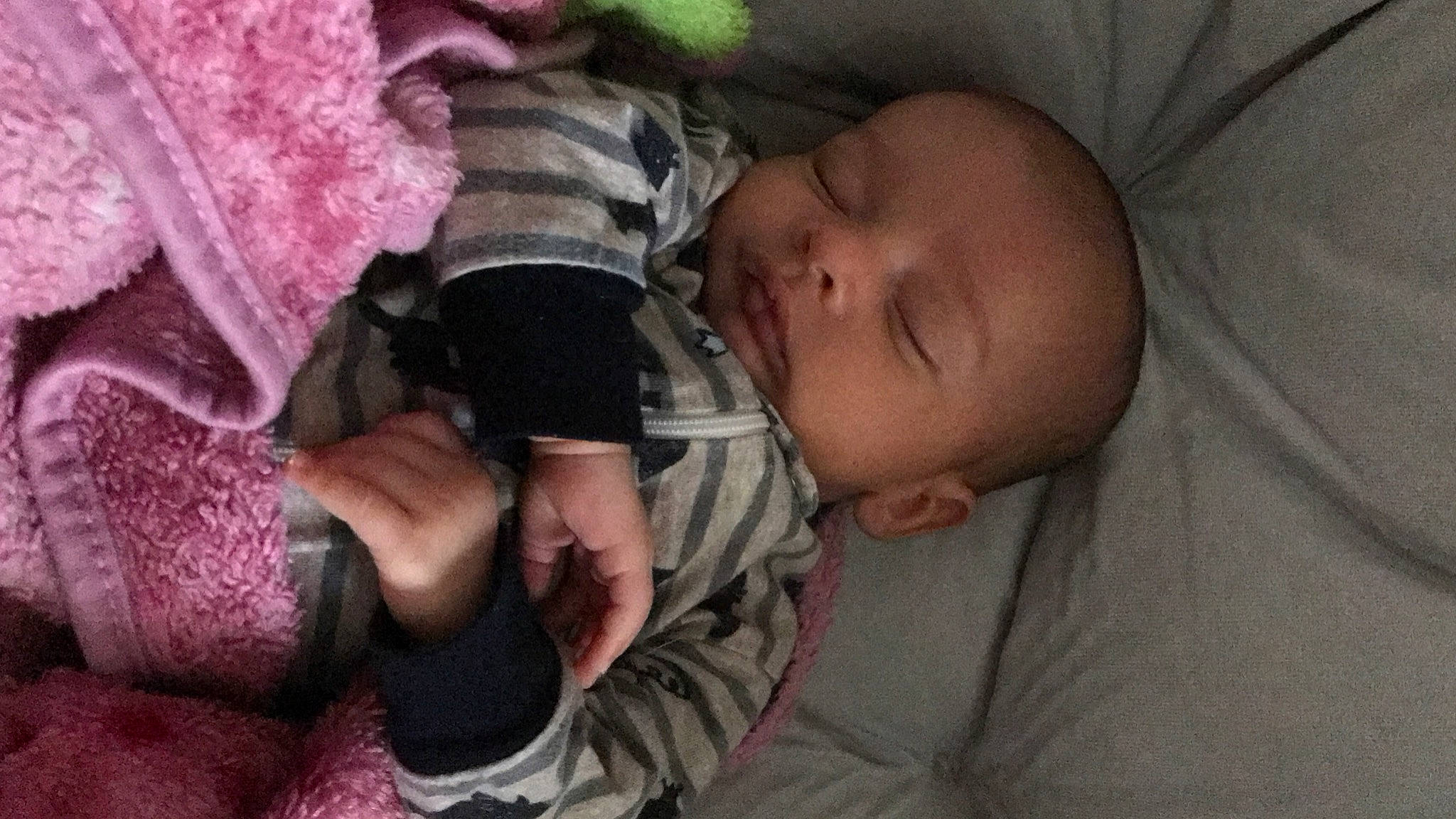 Levi is registered to the contest to win money with this photo: baby, baby_products, baby_toddler_clothing, bedtime, cheek, child, comfort, finger, fur, gesture, hand, human_body, linens, nap, nose, person, skin, sleep, thumb, toddler