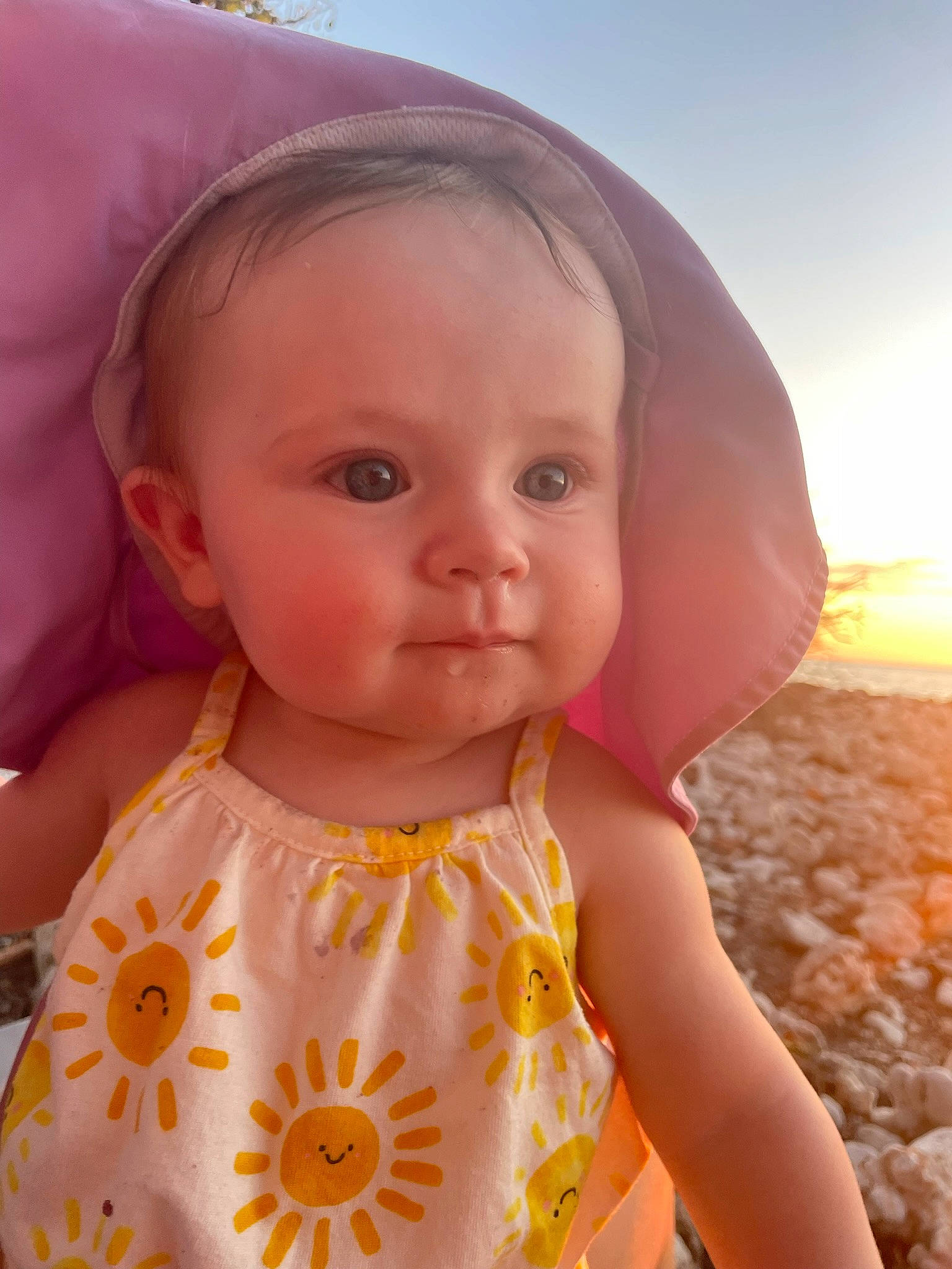 Julia joined the competition — help win amazing prizes! baby_toddler_clothing, cheek, chin, dress, eye, eyelash, hairstyle, happy, head, headgear, human_body, iris, lip, mouth, neck, nose, person, pink, skin, sky