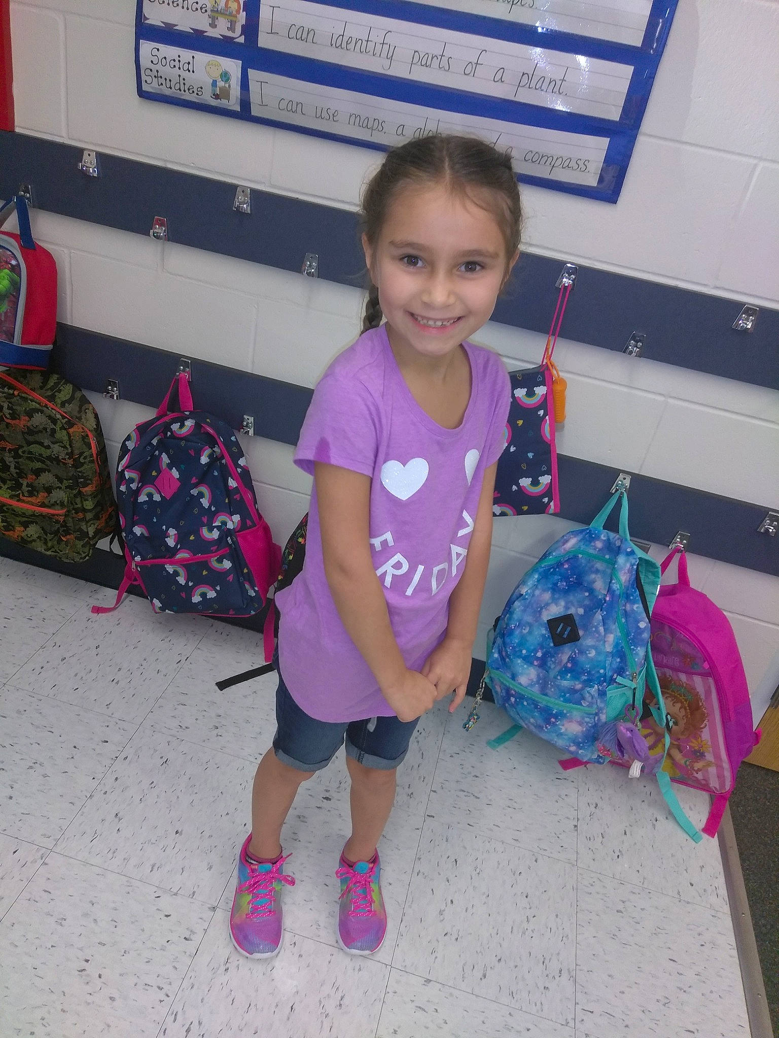 Abbigail is registered to the contest to win money with this photo: child, footwear, joy, person, play, toddler