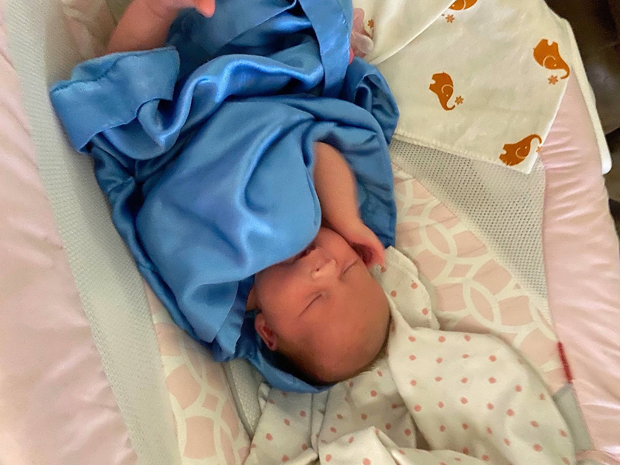 Angel joined the competition — help win amazing prizes! baby, baby_products, baby_sleeping, baby_toddler_clothing, bedtime, blanket, child, comfort, electric_blue, linens, nap, pattern, person, room, skin, sleep, sleeve, textile, toddler