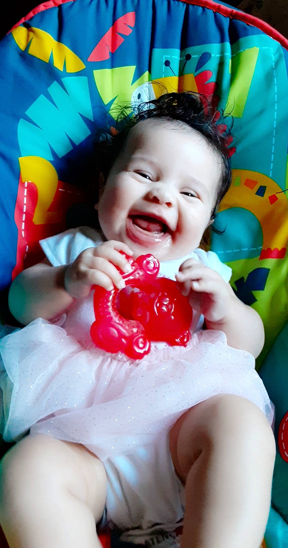 Miracle joined the competition — help win amazing prizes! baby, child, facial_expression, fun, happy, mouth, person, play, smile, sweetness, toddler