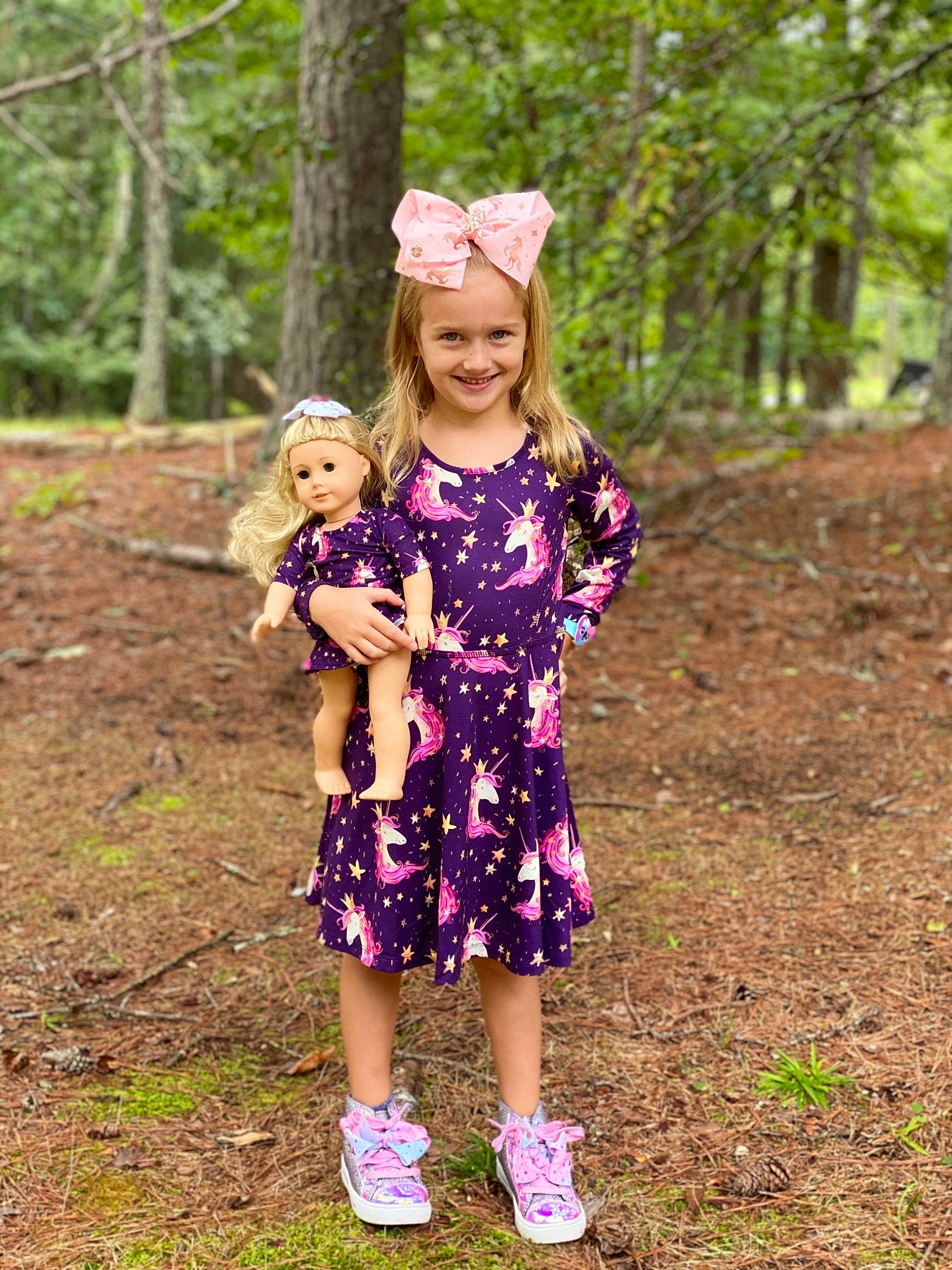 Bailey joined the competition — help win amazing prizes! blond, child, child_model, clothing, dress, fawn, footwear, grass, hair, hairstyle, headwear, joy, long_hair, pattern, person, photography, plant, shoulder, smile, spring