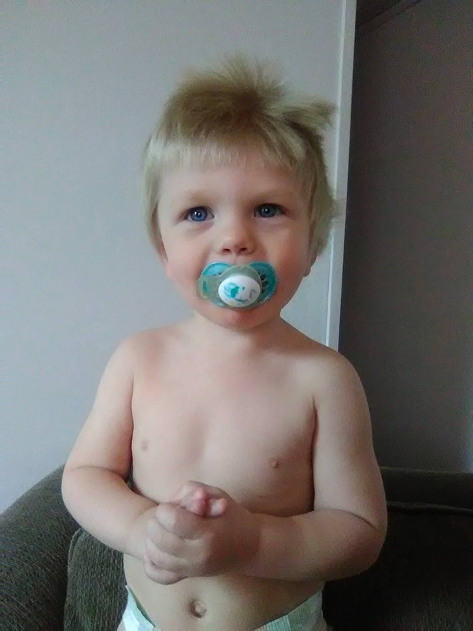 Jackson is registered to the contest to win money with this photo: abdomen, arm, baby, barechested, cheek, chest, child, eye, face, head, joint, joy, mouth, muscle, nose, person, skin, stomach, toddler, trunk