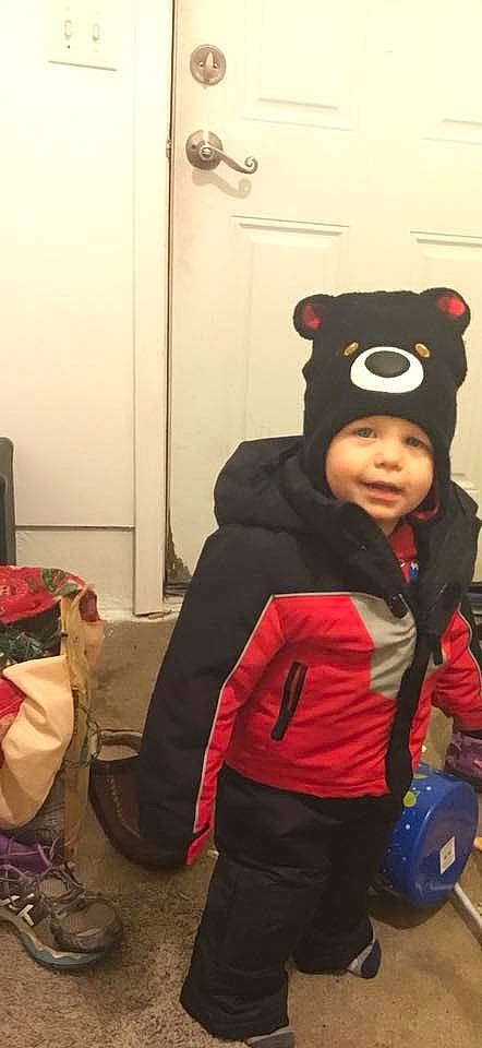 Jackson joined the competition — help win amazing prizes! beanie, child, cool, costume, headgear, headwear, outerwear, person