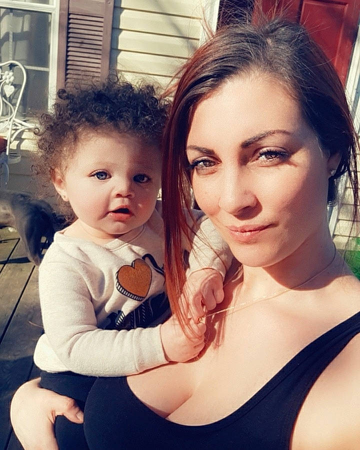 Rayanna is registered to the contest to win money with this photo: baby, beauty, cheek, child, eye, face, friendship, hair, hairstyle, happy, head, lip, mother, nose, people, person, photography, selfie, skin, smile