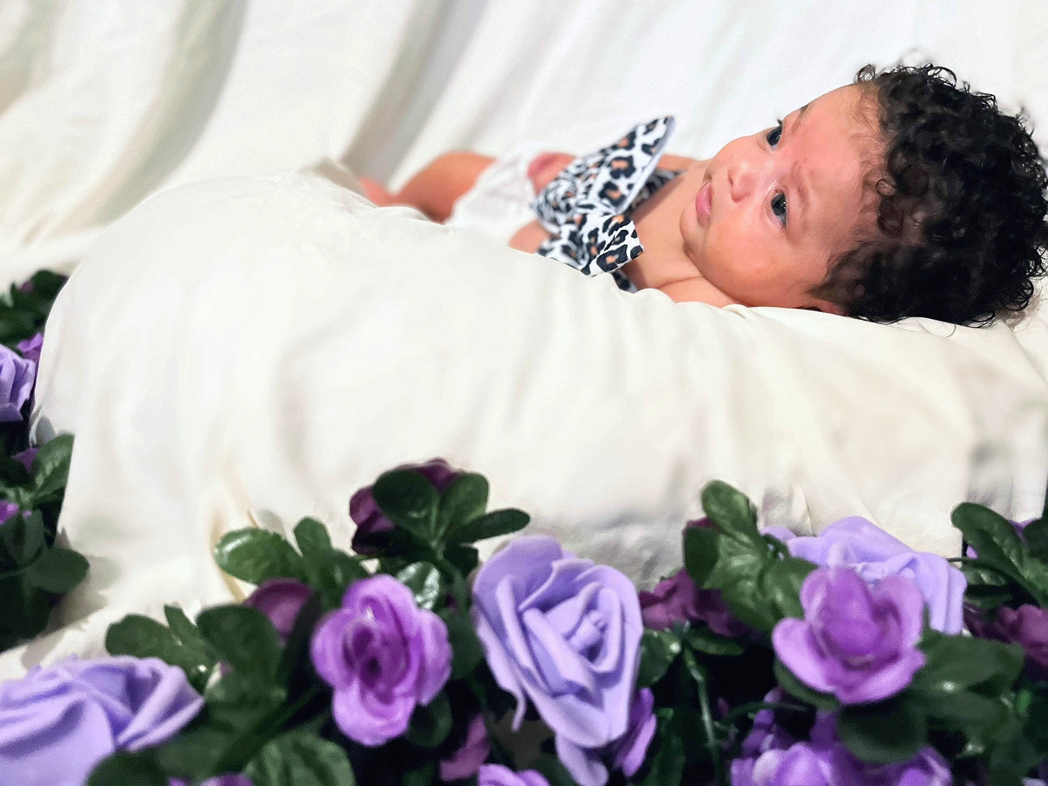 Islyn is registered to the contest to win money with this photo: baby_sleeping, beauty, bouquet, close_up, comfort, cut_flowers, event, flower, flower_arranging, happy, linens, magenta, person, petal, photograph, plant, rose, textile, toddler, wedding_ceremony_supply