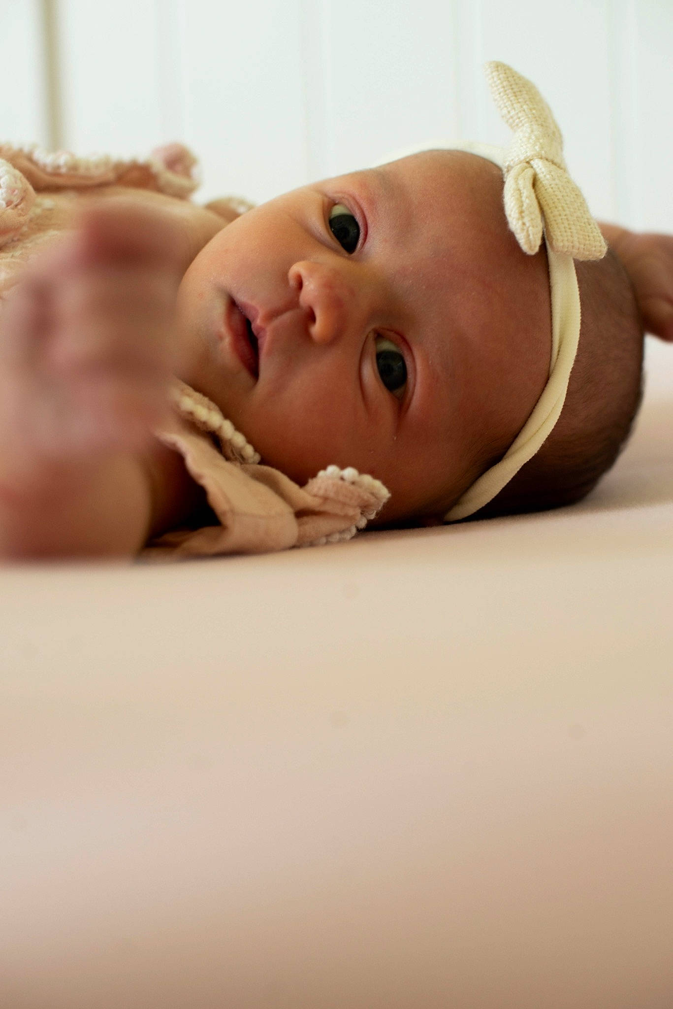 Clementine joined the competition — help win amazing prizes! baby, baby_toddler_clothing, cheek, child, comfort, eyebrow, eyelash, fashion_accessory, flooring, happy, head, headgear, headwear, linens, lip, nose, person, skin, sleeve, toddler