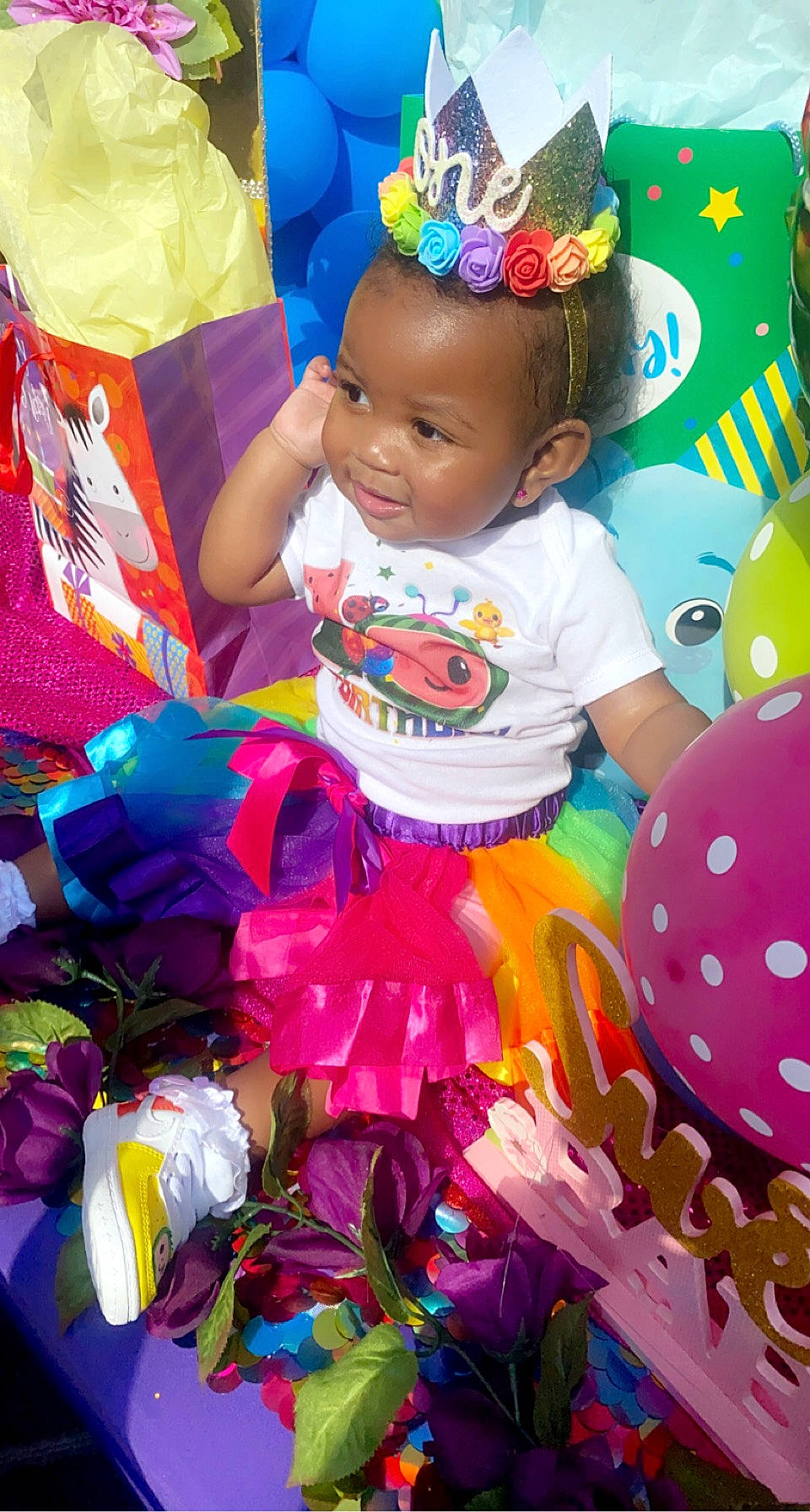 Bianca joined the competition — help win amazing prizes! baby, baby_playing_with_toys, baby_products, baby_toddler_clothing, baby_toys, child, event, fun, happy, magenta, party, party_supply, pattern, person, pink, plastic, play, product, toddler, toy