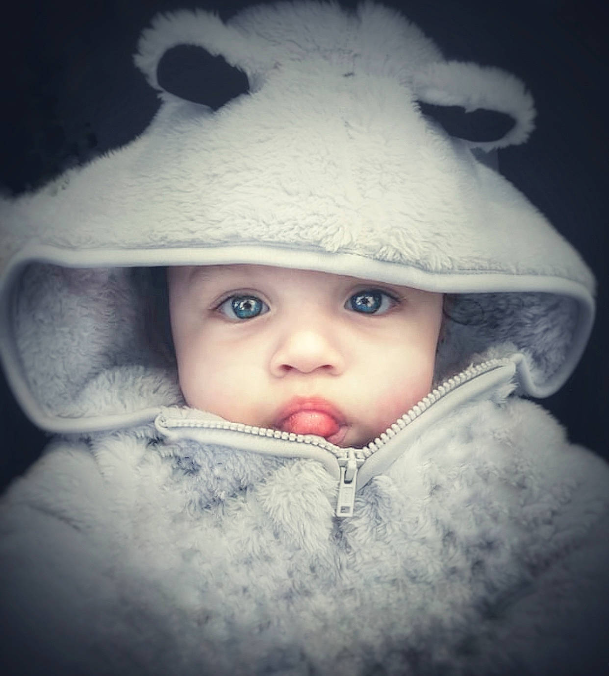 Griffin joined the competition — help win amazing prizes! baby, bonnet, cheek, child, cloud, cool, eye, face, hat, head, headgear, headwear, lip, nose, organ, person, photography, skin, sky, smile