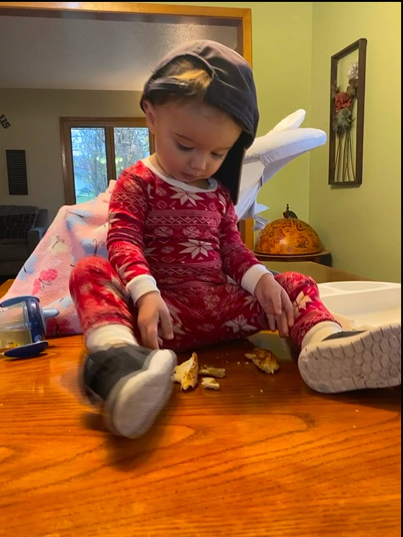 Dash joined the competition — help win amazing prizes! baby, baby_toddler_clothing, bed, bed_sheet, bedding, bedroom, child, floor, flooring, home_accessories, interior_design, laminate_flooring, lamp, linens, person, picture_frame, room, sock, stuffed_toy, toddler