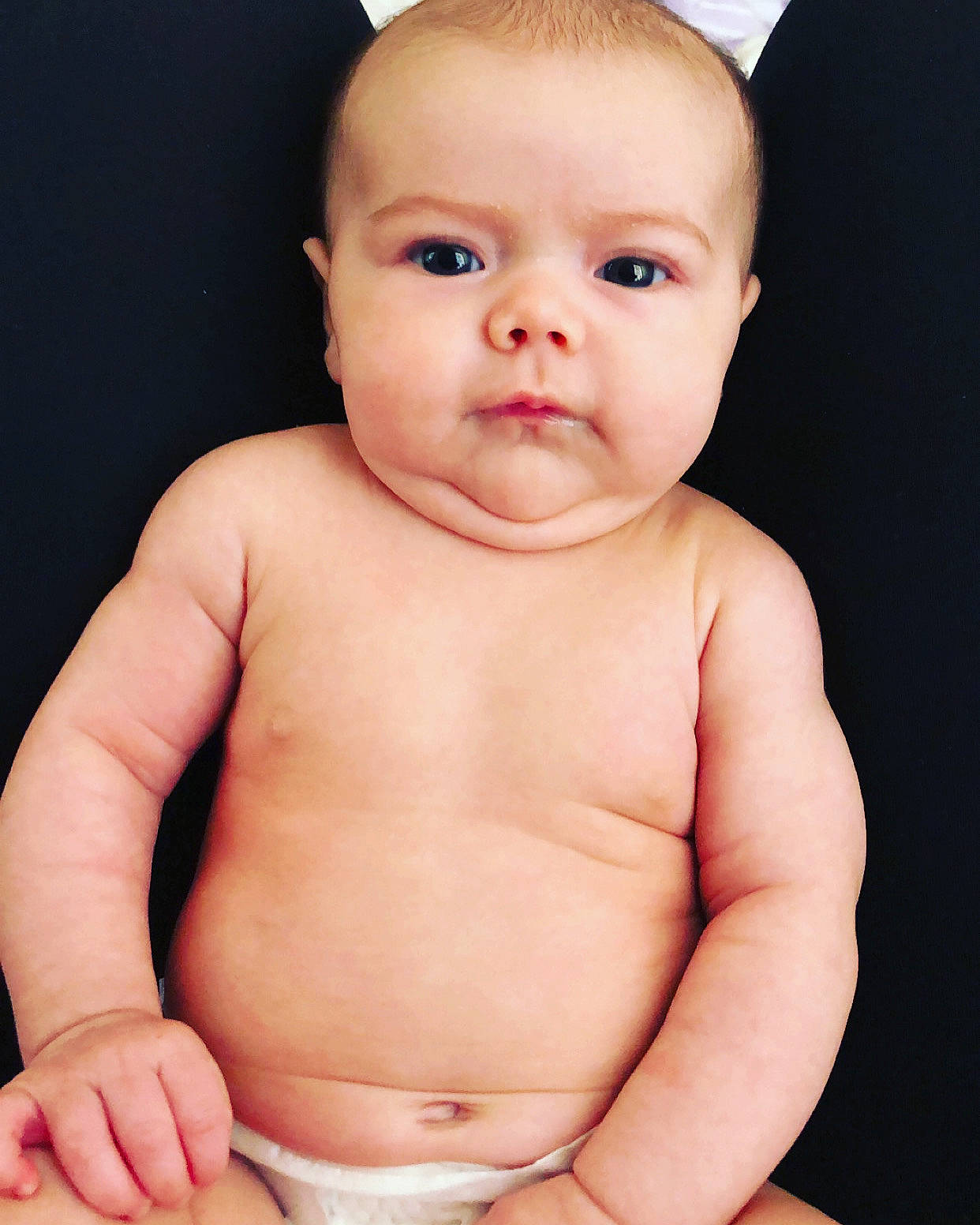 Gemma joined the competition — help win amazing prizes! abdomen, baby, baby_making_funny_faces, cheek, chest, child, chin, eye, face, hand, head, lip, mouth, muscle, nose, person, sitting, skin, stomach, toddler