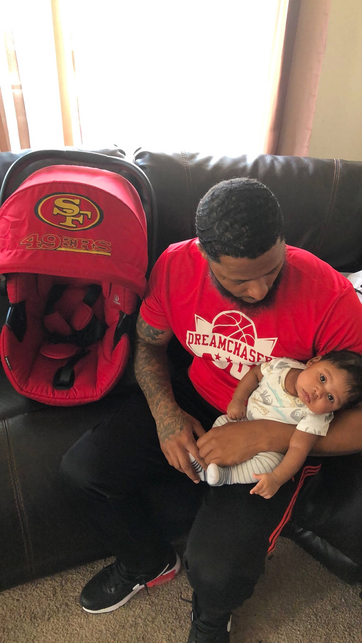 Kailyn joined the competition — help win amazing prizes! baby, child, fun, leg, person, red, toddler