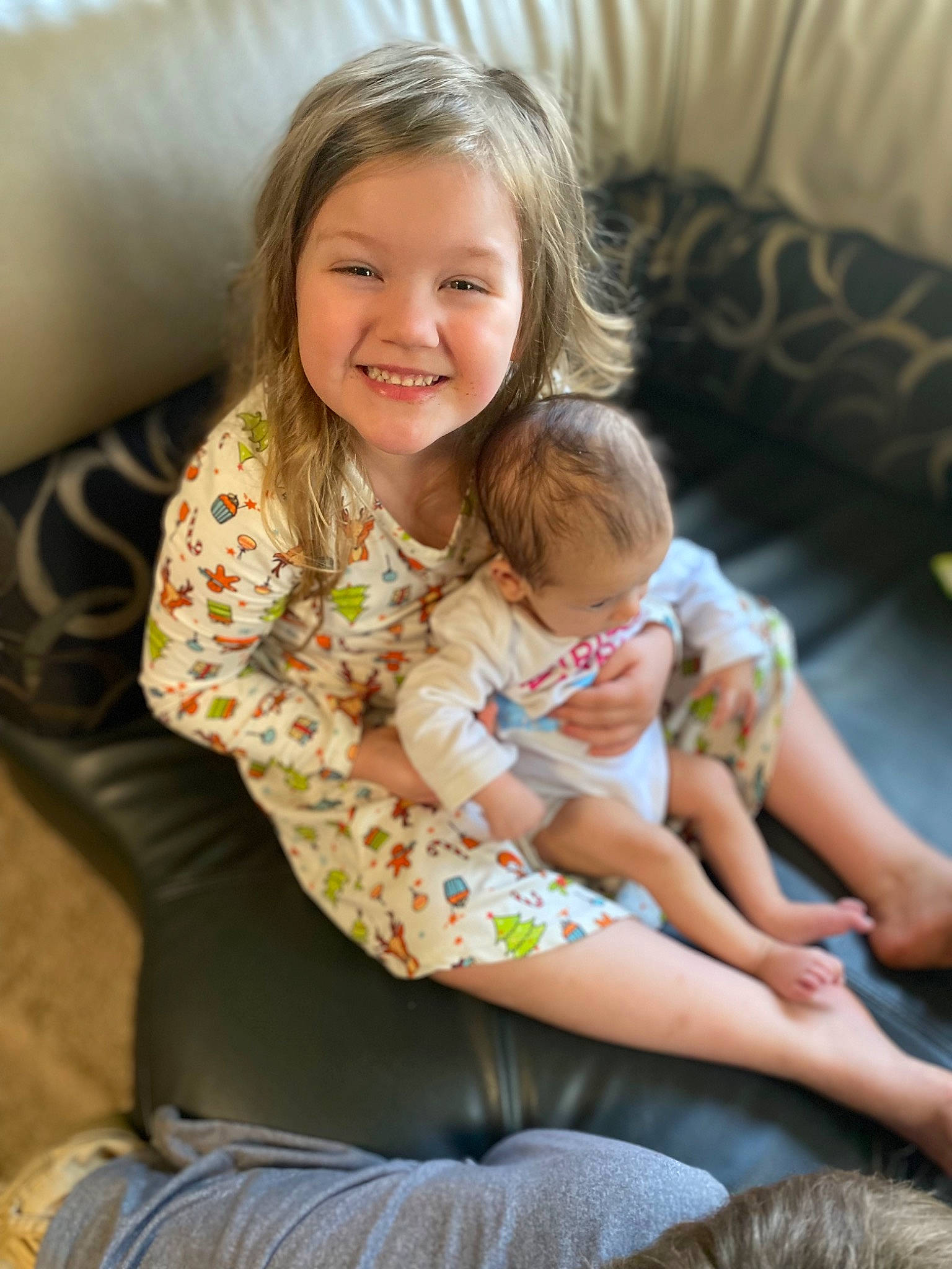 Aubriella joined the competition — help win amazing prizes! child, comfort, couch, eye, face, fun, furniture, hairstyle, happy, head, joy, knee, lap, leg, leisure, people, person, skin, smile, thigh