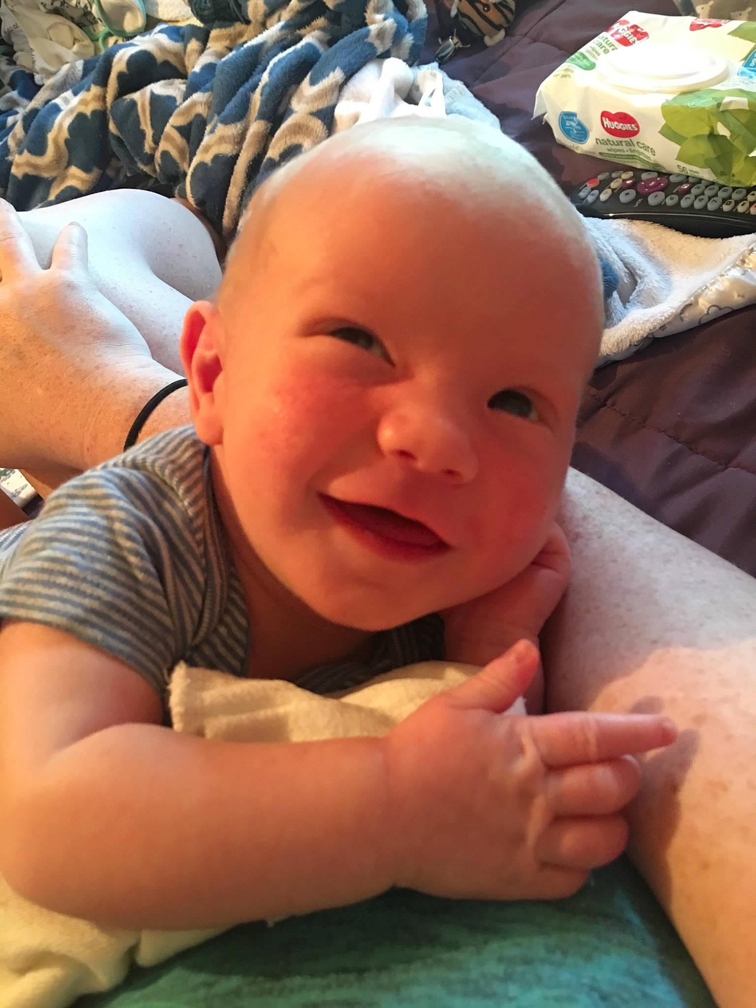 Jaxston joined the competition — help win amazing prizes! baby, cheek, child, face, finger, hand, head, mouth, nose, person, thumb, toddler