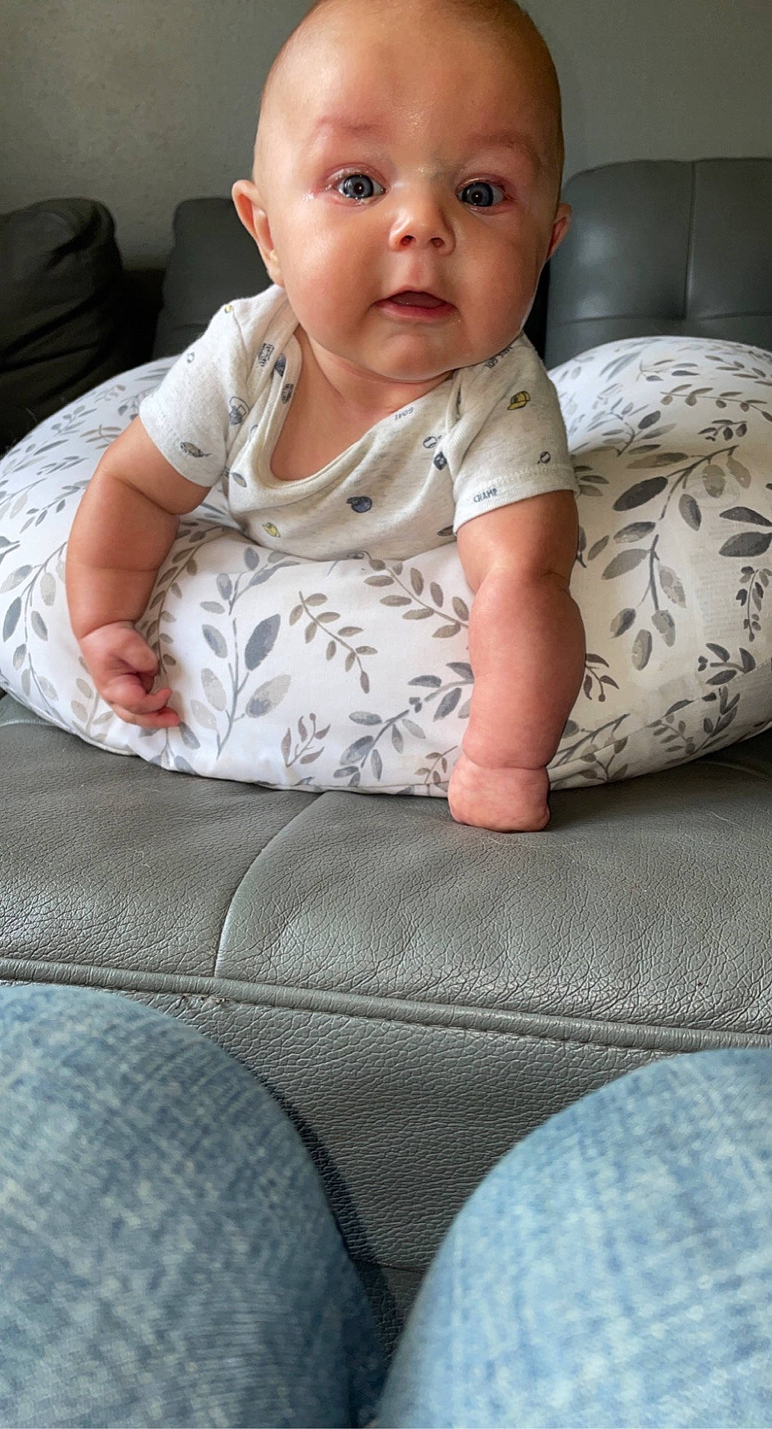 Jessie joined the competition — help win amazing prizes! arm, baby_toddler_clothing, black, cheek, comfort, finger, floor, flooring, grey, hairstyle, head, human_body, joint, mammal, mouth, nose, person, skin, sleeve, textile