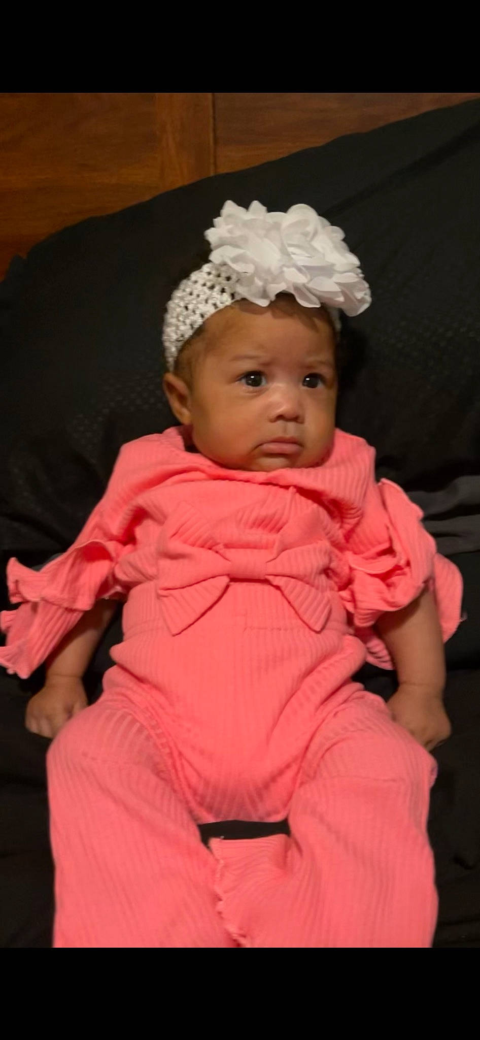 Zacaria is registered to the contest to win money with this photo: baby, baby_toddler_clothing, cheek, child, comfort, costume_hat, embellishment, event, eye, happy, head, headband, headgear, headpiece, headwear, jewellery, lip, person, pink, skin