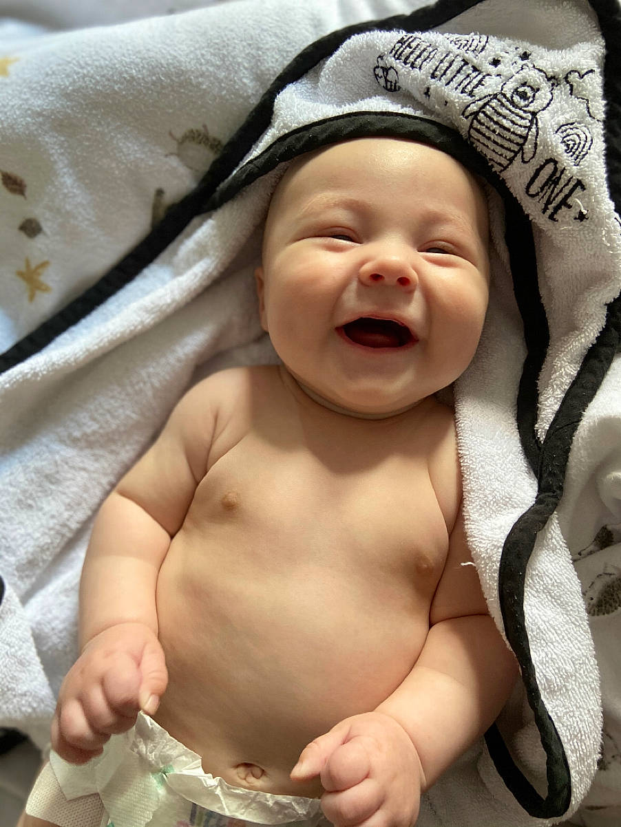 Jai is registered to the contest to win money with this photo: baby, cheek, child, headwear, mouth, person, skin, smile, toddler