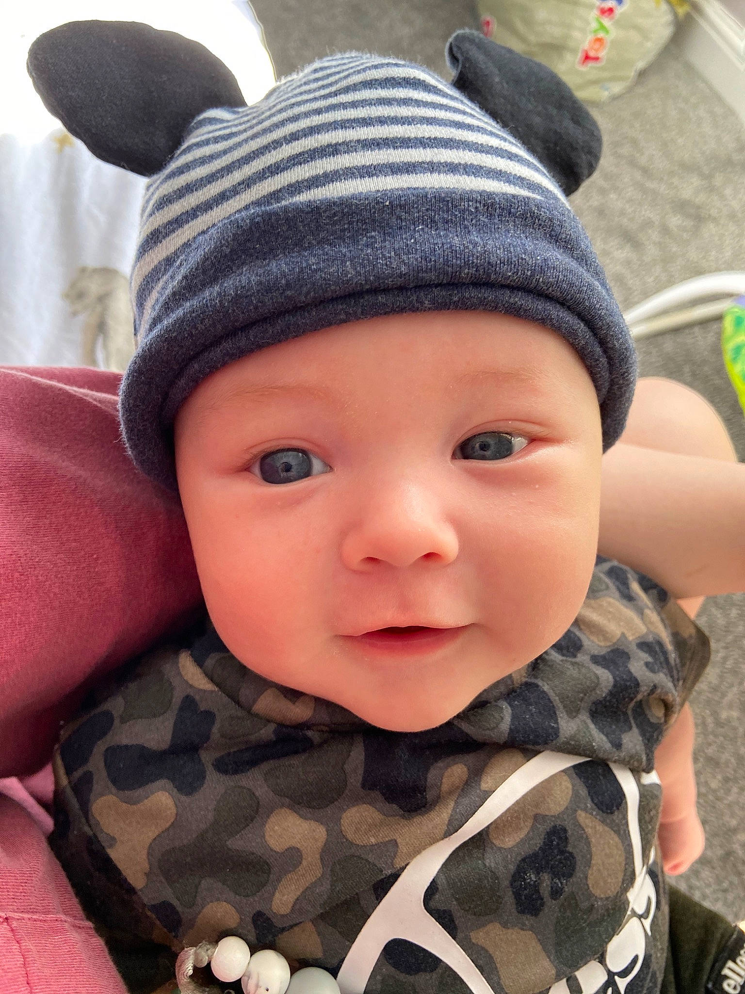 Jai joined the competition — help win amazing prizes! baby, beanie, bonnet, cap, cheek, child, cool, design, ear, eye, face, hat, head, headgear, headwear, organ, outerwear, pattern, person, skin