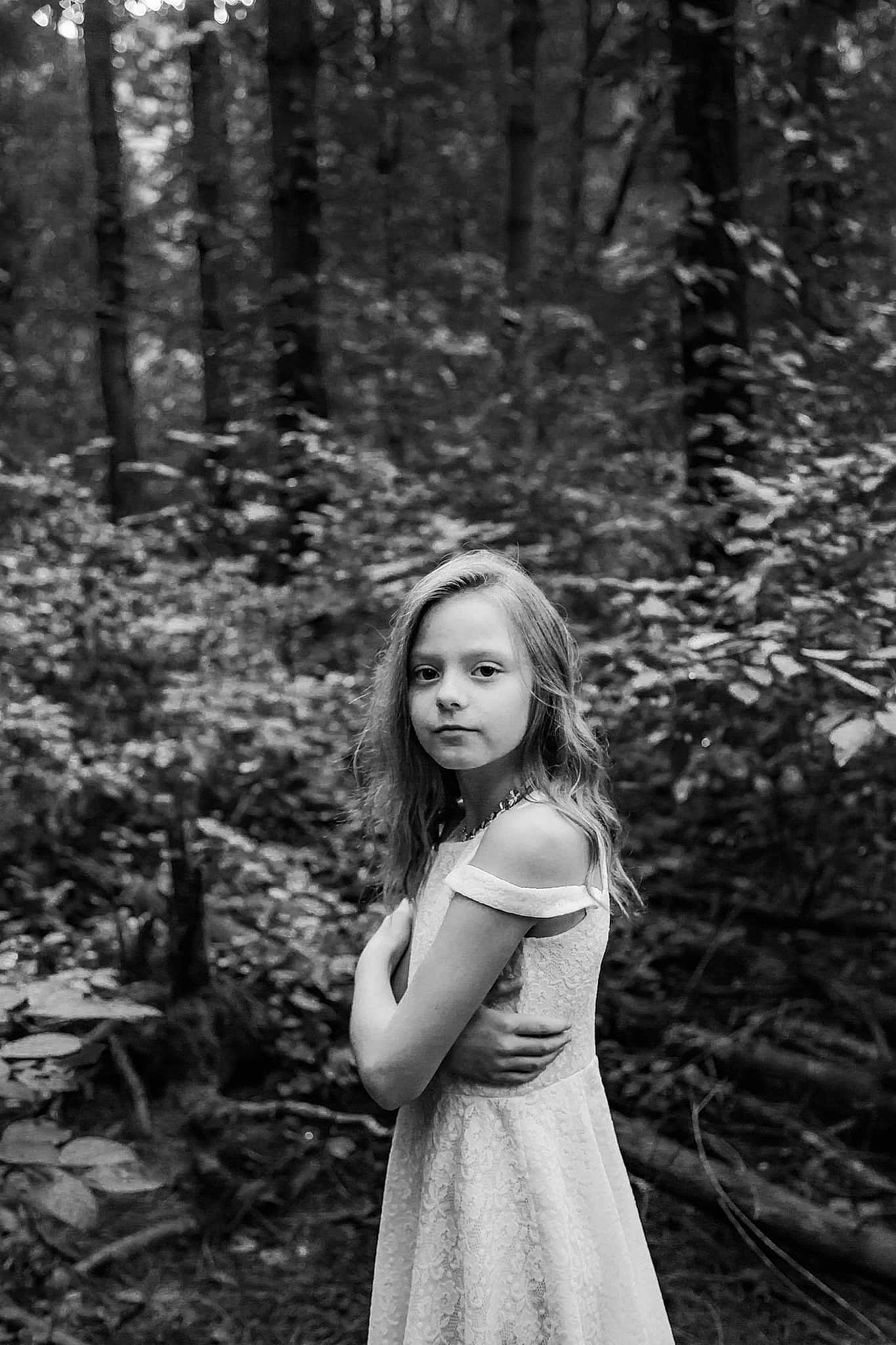 Shayna joined the competition — help win amazing prizes! beauty, black, black_and_white, emotion, eye, forest, girl, lady, monochrome_photography, nature, person, photo_shoot, photograph, photography, plant, portrait, snapshot, standing, tree, woodland