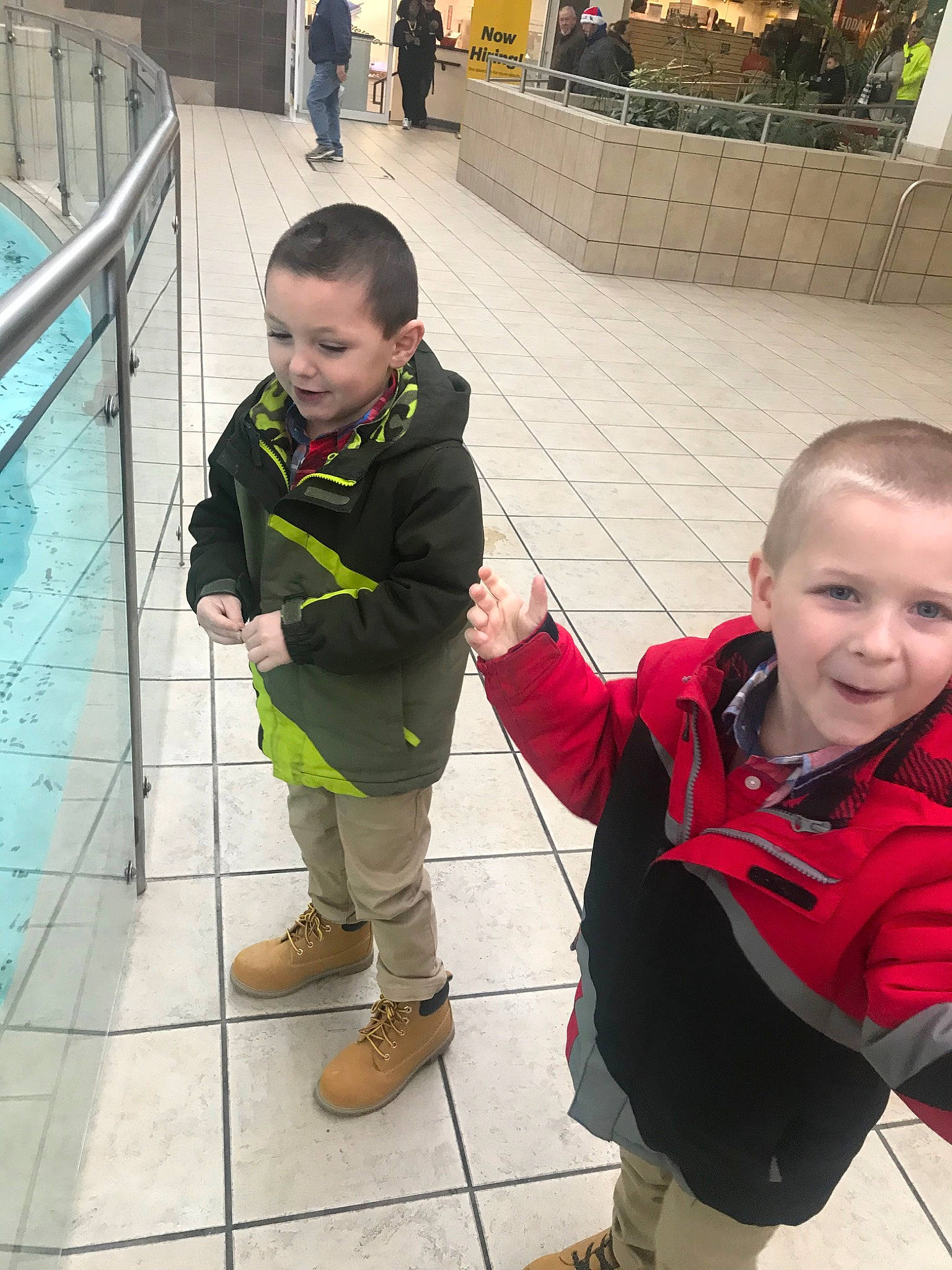 Maysen joined the competition — help win amazing prizes! baby, child, face, head, jacket, leg, outerwear, people, person, photography, plant, play, recreation, smile, technology, toddler, tourism, tree, vacation