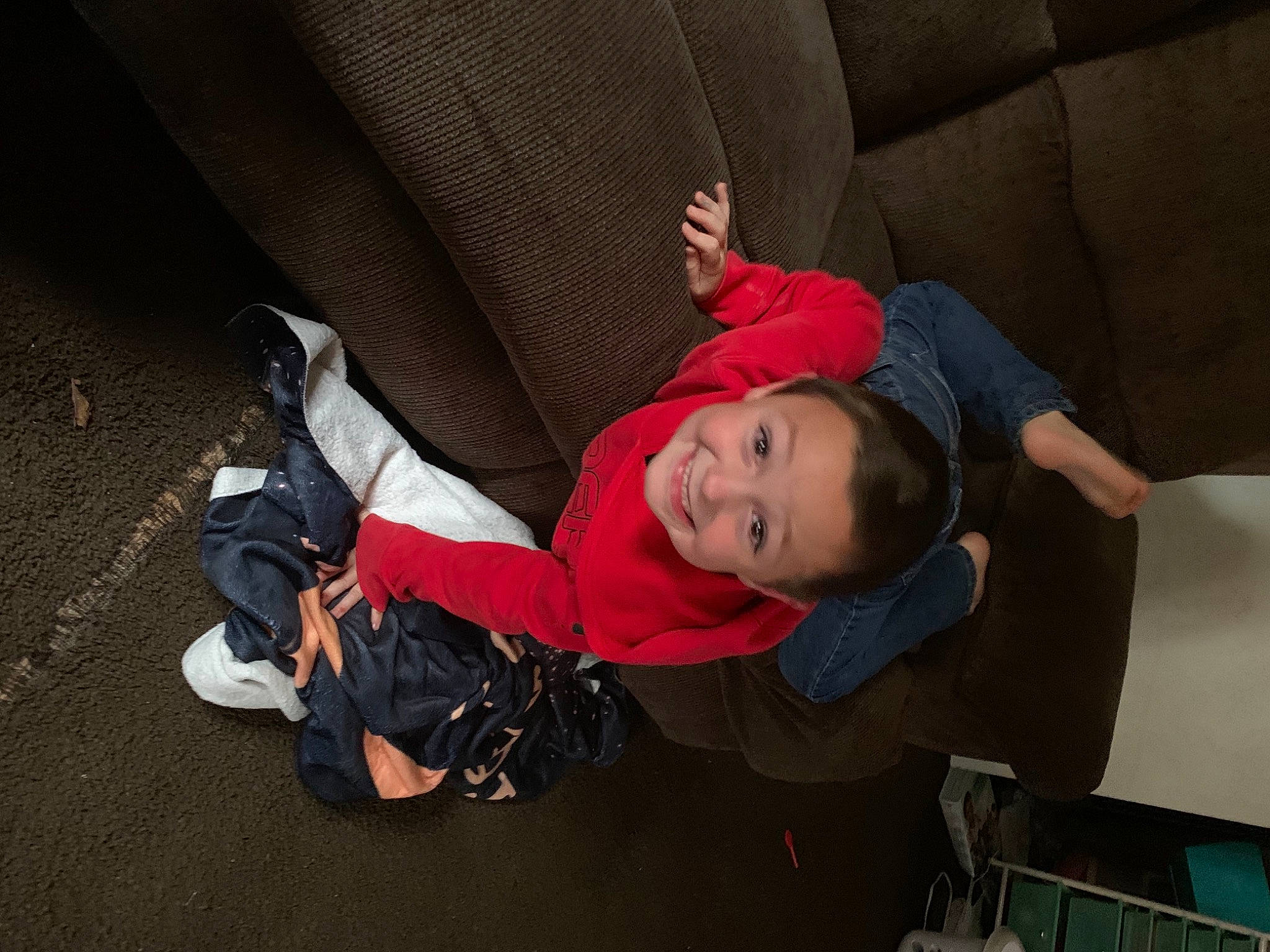 Bentley is registered to the contest to win money with this photo: armrest, car_seat, comfort, couch, joy, leather, living_room, outdoor_shoe, person, slipcover, studio_couch, walking_shoe