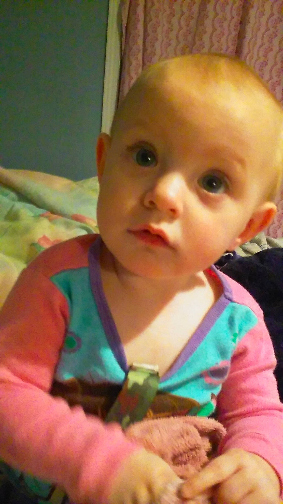 Kyleigh joined the competition — help win amazing prizes! baby, cheek, child, eye, face, head, iris, lip, mouth, nose, person, play, skin, smile, toddler