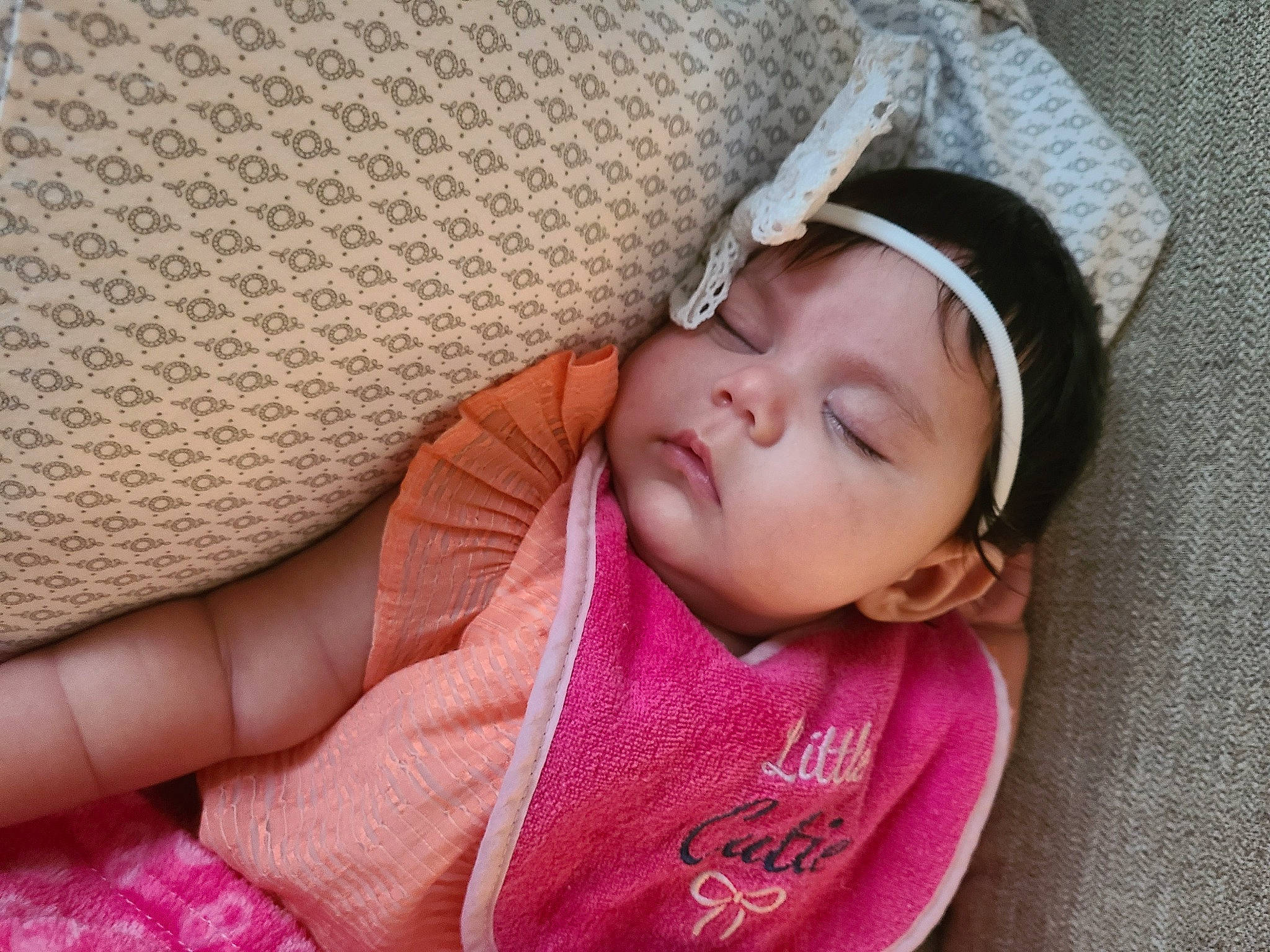 Madeleine joined the competition — help win amazing prizes! baby, baby_toddler_clothing, cheek, comfort, eye, eyebrow, eyelash, face, finger, glasses, hand, head, headgear, headwear, lip, mouth, neck, person, pink, skin