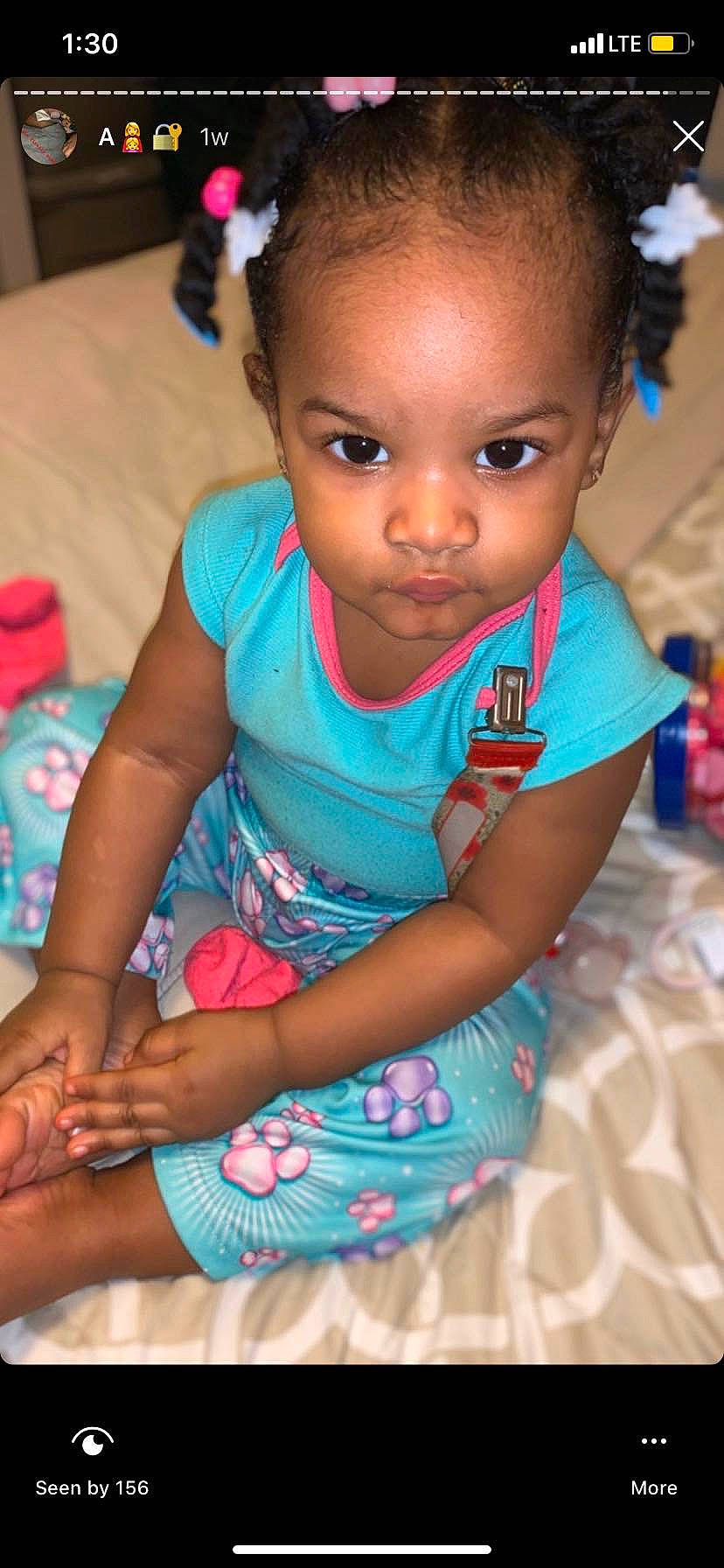 Aylah is registered to the contest to win money with this photo: adaptation, baby, cheek, child, face, fun, head, lip, neck, person, play, sitting, skin, smile, toddler