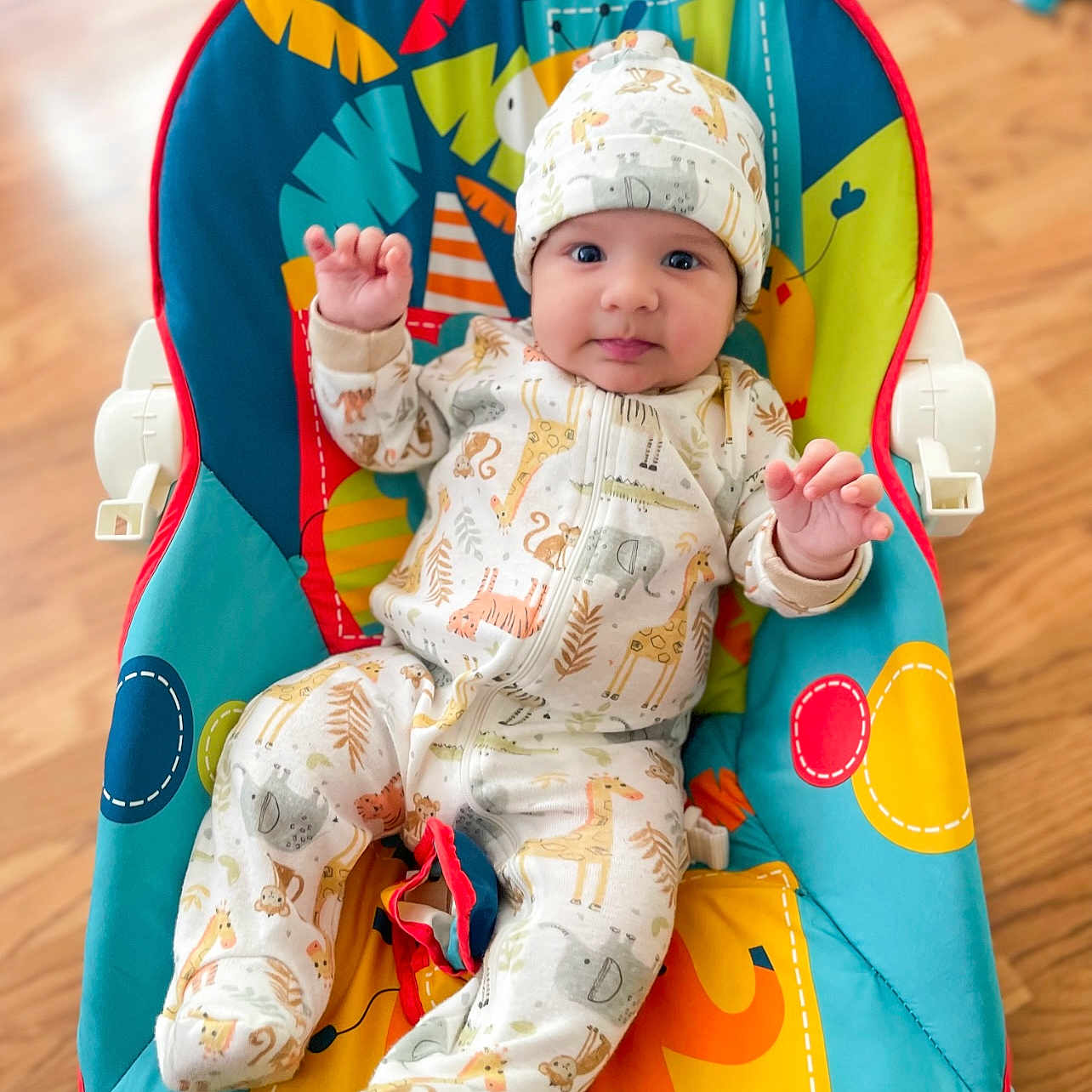 Dylan is registered to the contest to win money with this photo: baby, bonnet, cap, car, clothing, crib, cutlery, face, furniture, hat, head, infantbed, newborn, person, photography, portrait, sleeping, spoon, transportation, vehicle