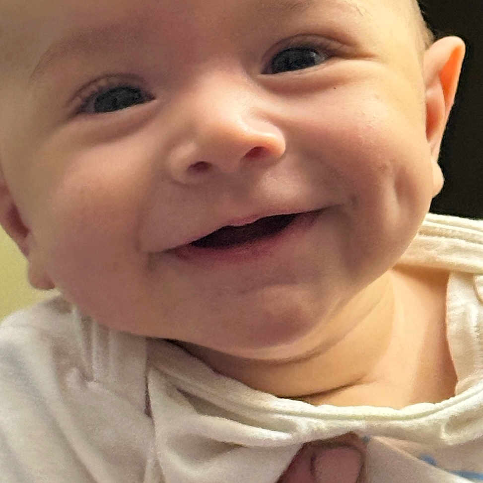 Kaidan is registered to the contest to win money with this photo: accessories, baby, babylaughing, bodypart, earring, face, finger, hand, happy, head, jewelry, laughing, mouth, newborn, person, photography, portrait, selfie, smile, teeth