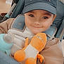 Corey joined the competition — help win amazing prizes! baby, baby_bottle, blanket, bottle, cap, child, childhood, clothing, comfort, cute, eyes, face, happy, indoor, plush_toy, portrait, seat, smiling, stroller, toy