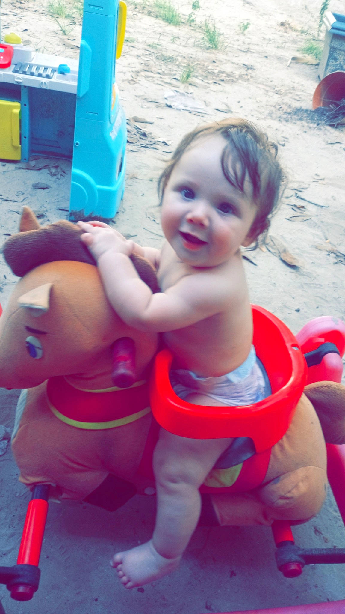 Karter is registered to the contest to win money with this photo: baby, baby_products, blue, chest, child, fun, happy, head, human_leg, joy, leisure, person, pink, play, recreation, smile, snapshot, summer, swimwear, thigh