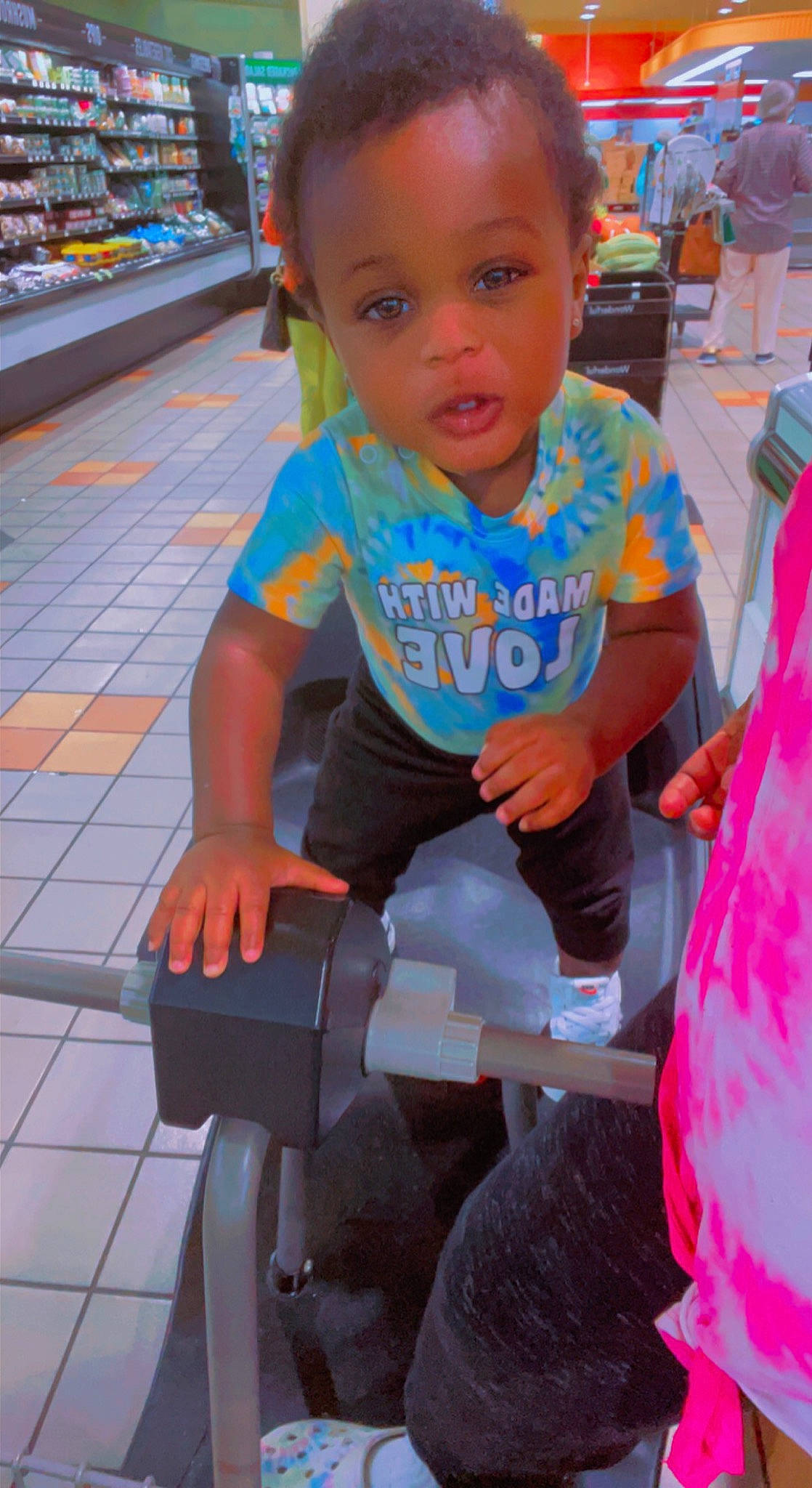 Jamir joined the competition — help win amazing prizes! baby, baby_toddler_clothing, child, city, flooring, fun, hairstyle, happy, leisure, organ, person, photograph, product, recreation, riding_toy, shorts, sitting, skin, snapshot, standing