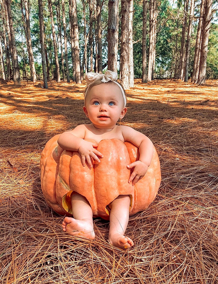 Adalee joined the competition — help win amazing prizes! baby, eye, fawn, foot, forest, fun, grass, happy, human_leg, natural_environment, people_in_nature, person, plant, soil, sunlight, toddler, tree, trunk, wood, woodland