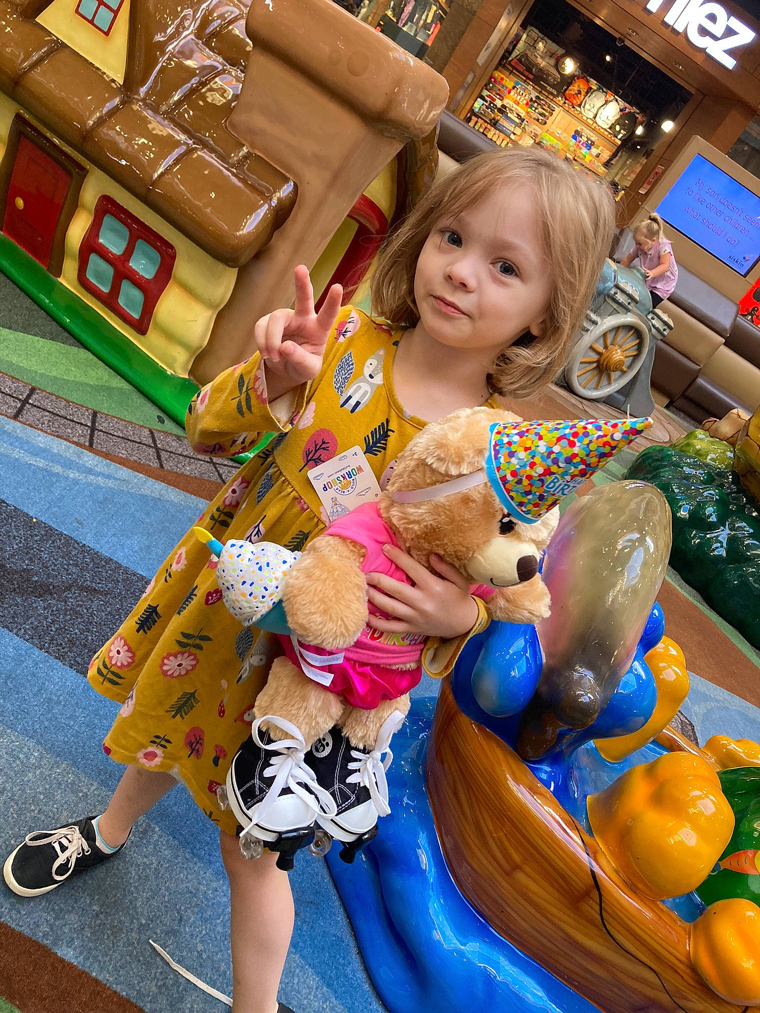 Brooklyn joined the competition — help win amazing prizes! child, city, fun, happy, human_settlement, leg, leisure, organ, person, photograph, public_space, recreation, sandal, shoe, smile, snapshot, sneakers, thigh, toddler, toy