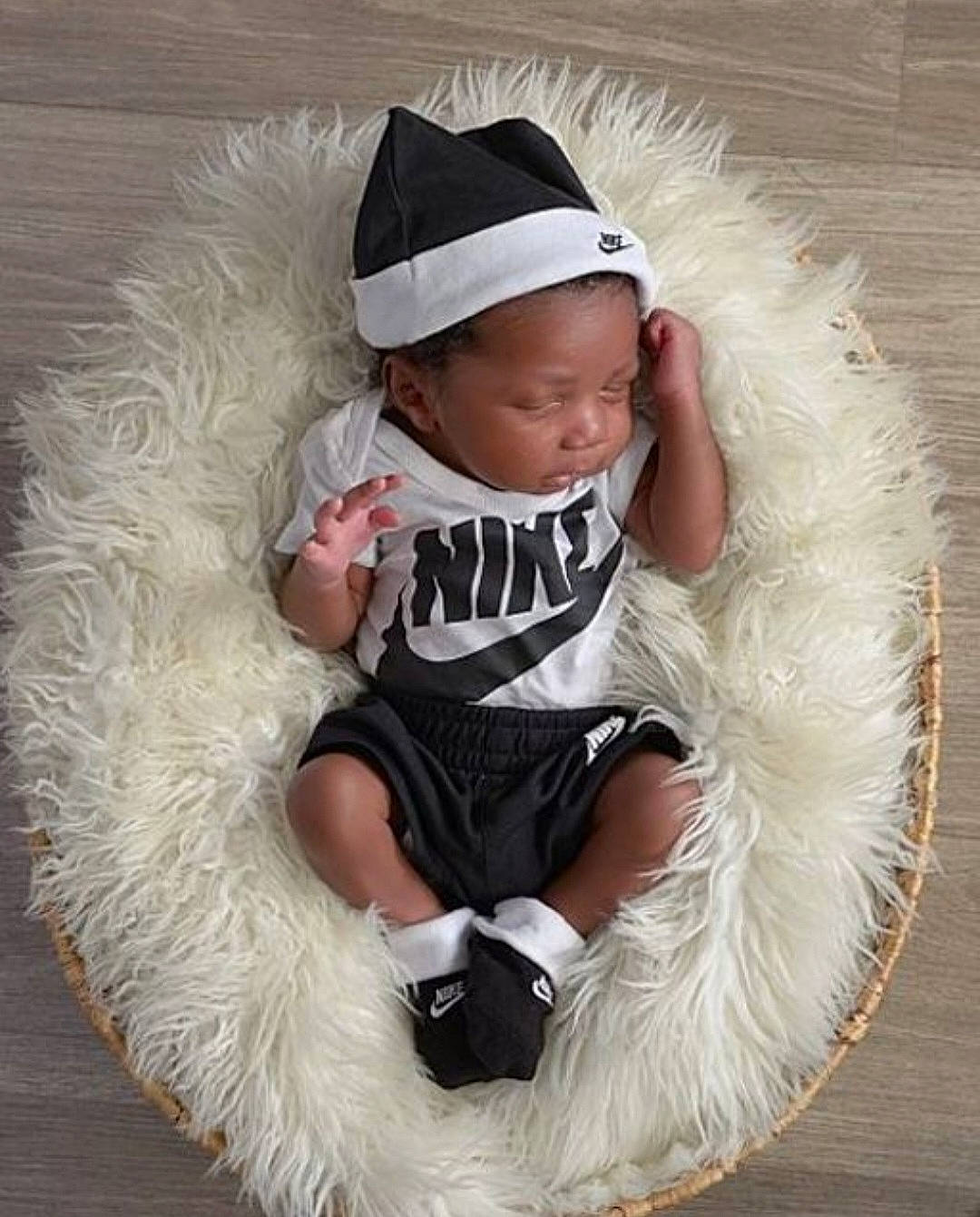 Clifton joined the competition — help win amazing prizes! baby, baby_products, baby_toddler_clothing, cap, child, costume, costume_hat, event, fashion_accessory, flash_photography, fur, happy, headband, mammal, person, pink, sitting, sleeve, t_shirt, toddler