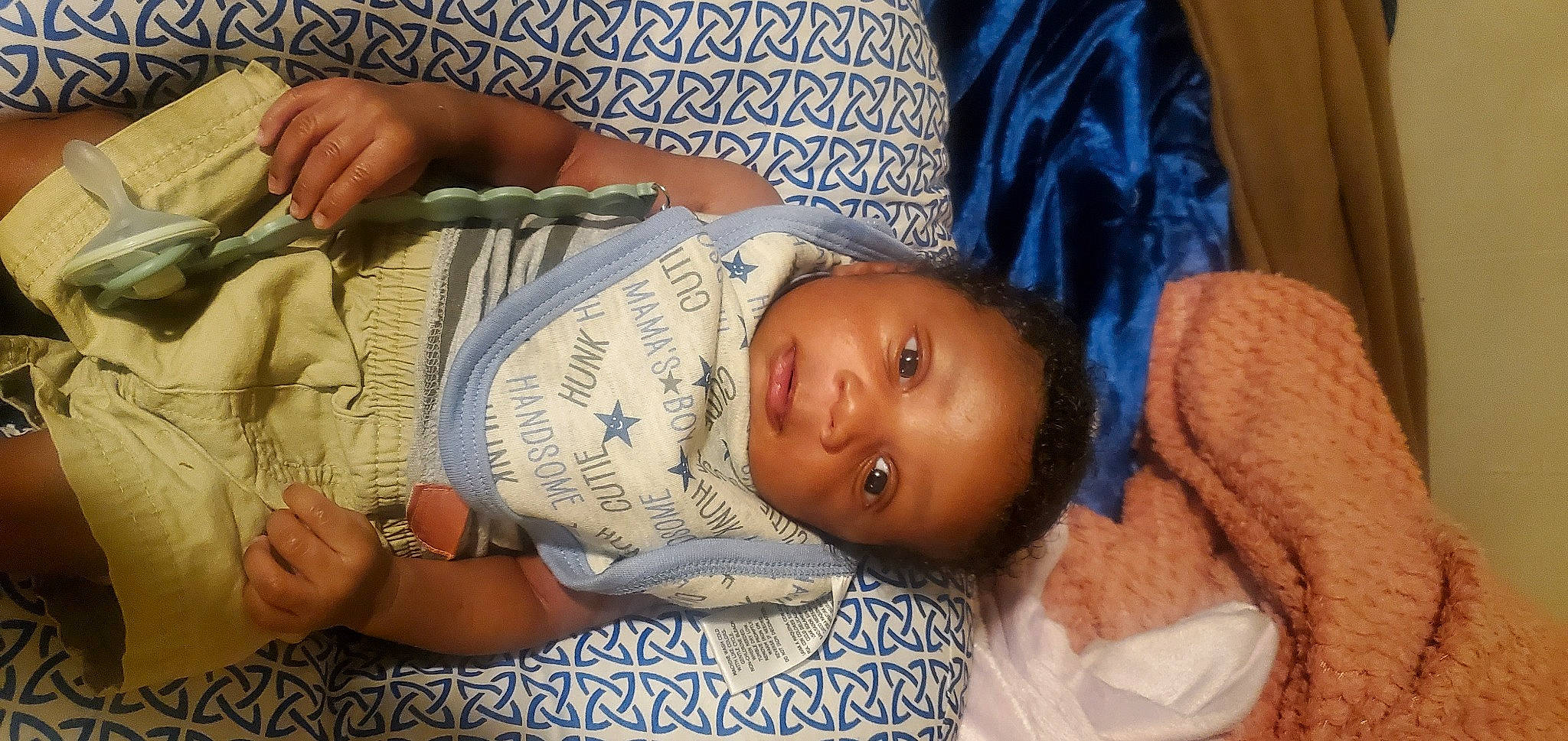 Clifton joined the competition — help win amazing prizes! abdomen, baby, baby_toddler_clothing, cheek, chest, child, comfort, elbow, eye, gesture, head, human_body, mouth, nose, pattern, person, room, skin, textile, toddler